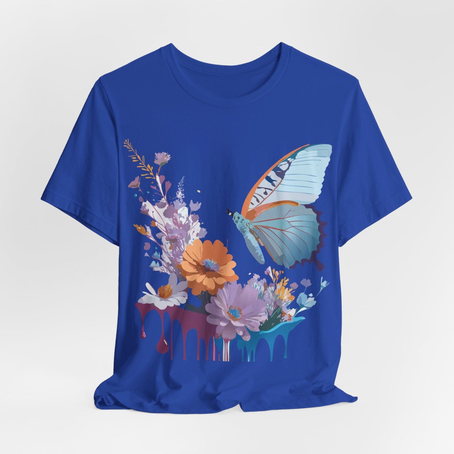 Butterfly Graphic Tee Unisex Jersey Short Sleeve Vintage Inspired Adelpha Art