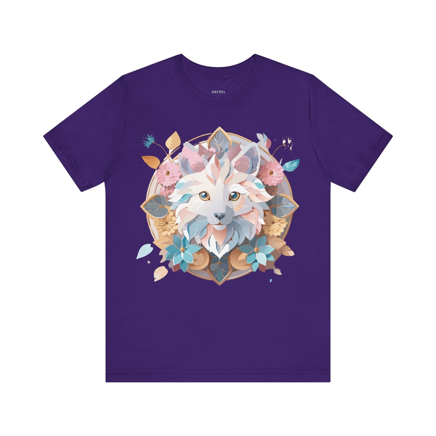 Medallion Graphic Unisex 100 Cotton Vintage Animal Medal Artwork Tee 89