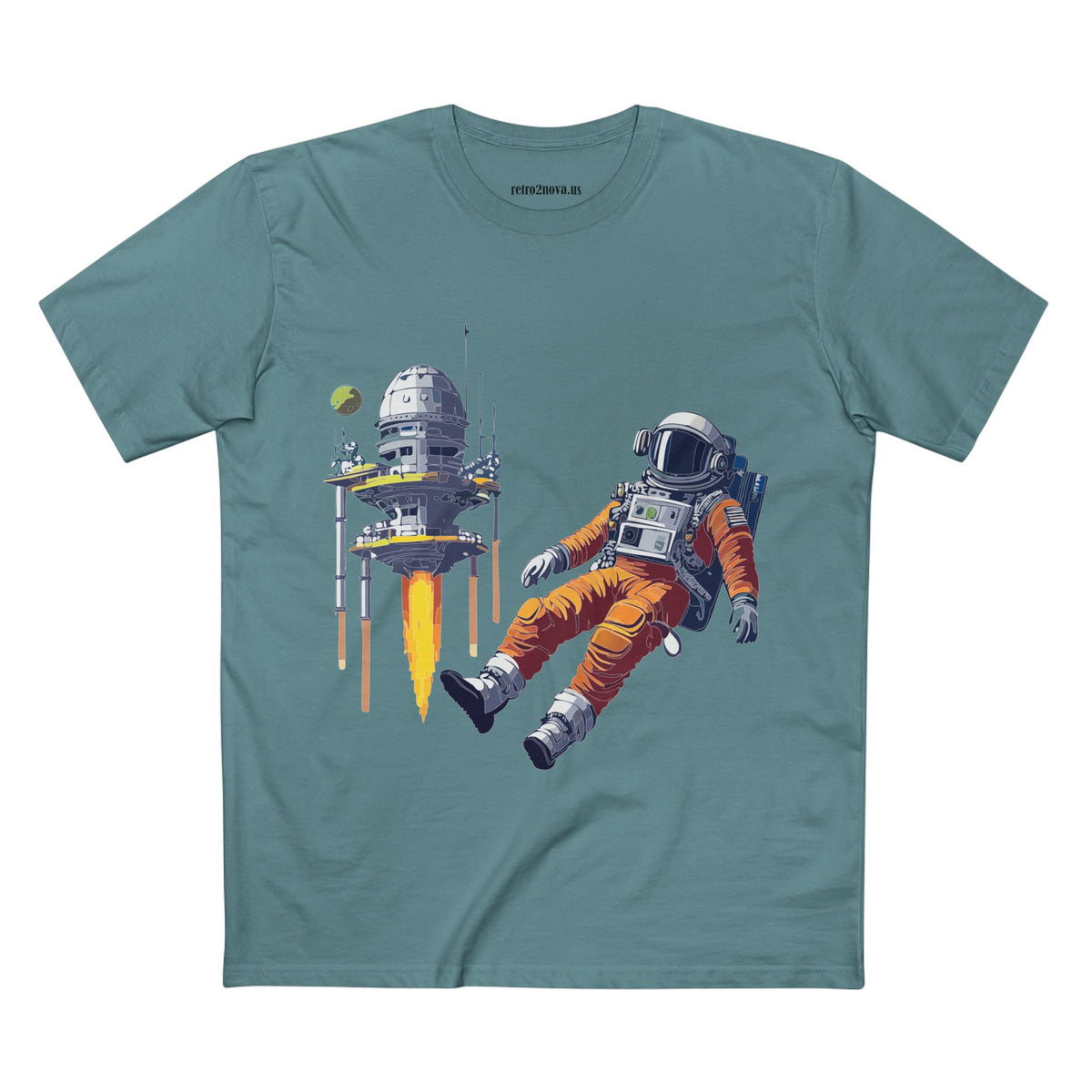 Cosmos Astronaut Graphic Tee Staple Unisex 100 Cotton Tee Shirt - CS-6