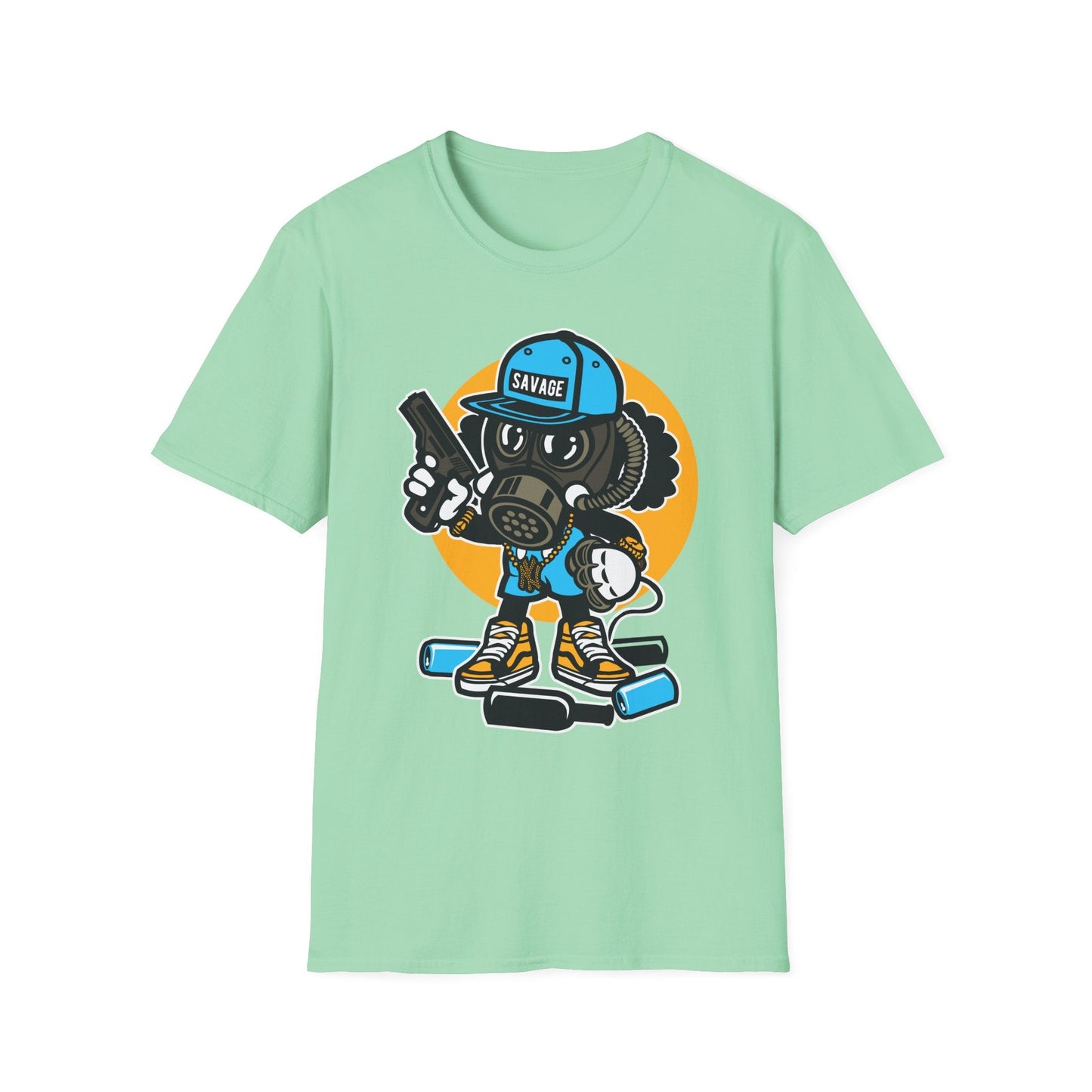 Cartoon T Shirt Animation T Shirt Funny Tee Shirt Unisex Gildan Softstyle Cotton Tee 64000