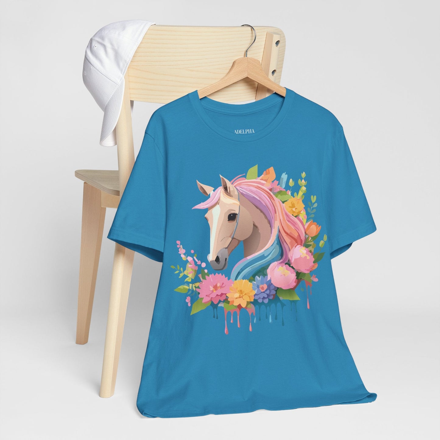 Horse Graphic Unisex 100 Cotton Vintage Animal Art T-Shirt 2
