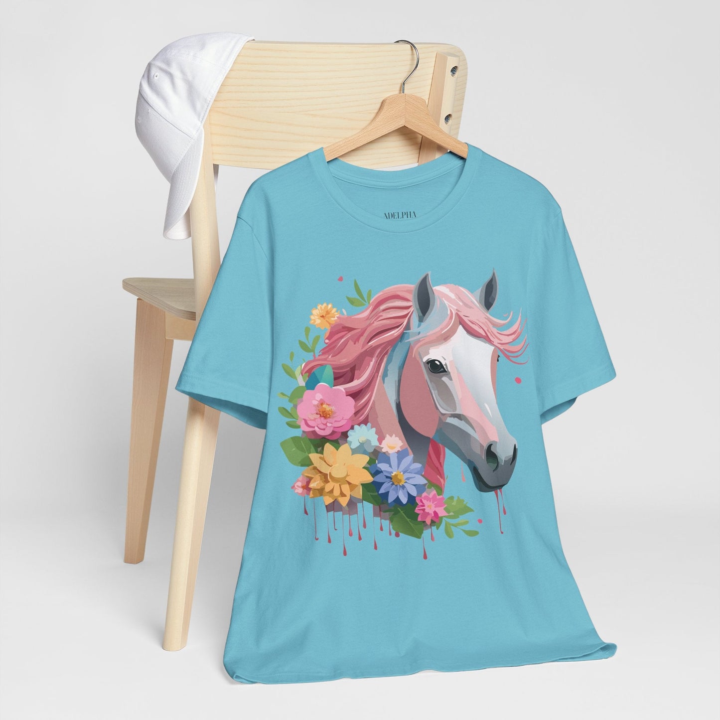 Horse Graphic Unisex 100 Cotton Vintage Animal Art T-Shirt 1