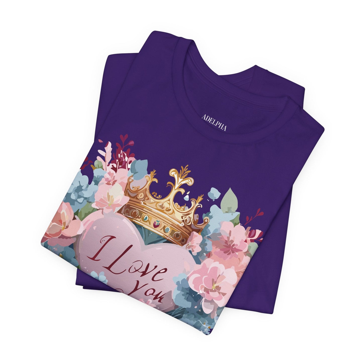 Valentine Graphic Tee Unisex Short Sleeve Jersey Shirt Adelpha Vintage Art Design