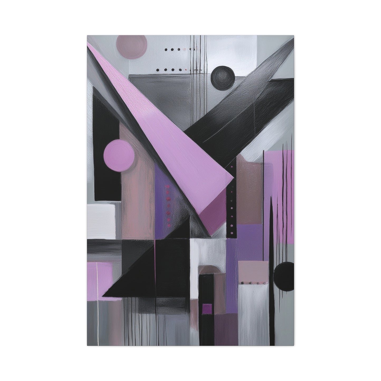 Abstract Geometric Painting Print Canvas 20x24,20x30,24x30 24x32,24x36,30x40 32x48,36x48,40x60 Pine-Wood Inner Frame ABS-43