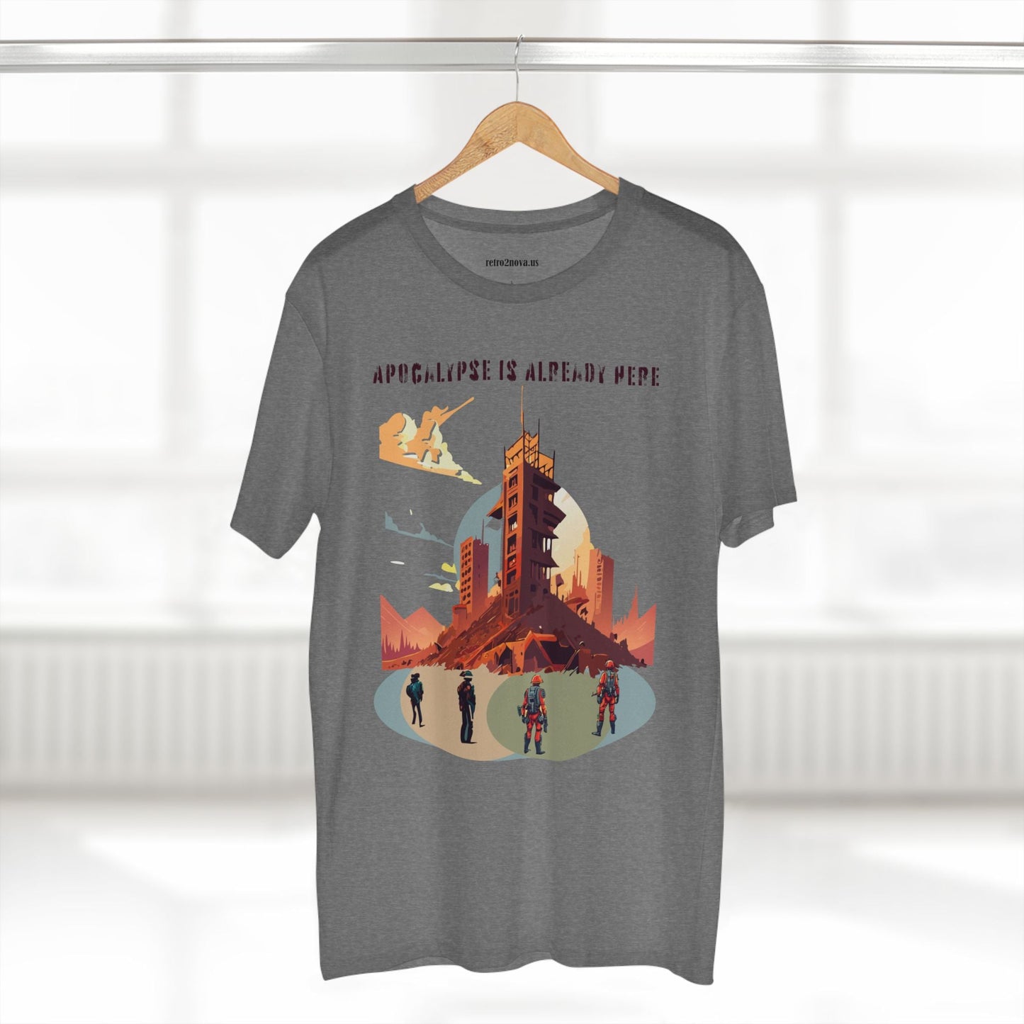 Cataclysm Doomsday Shirt Unisex Premium Cotton Tee With Original Retro Art Design