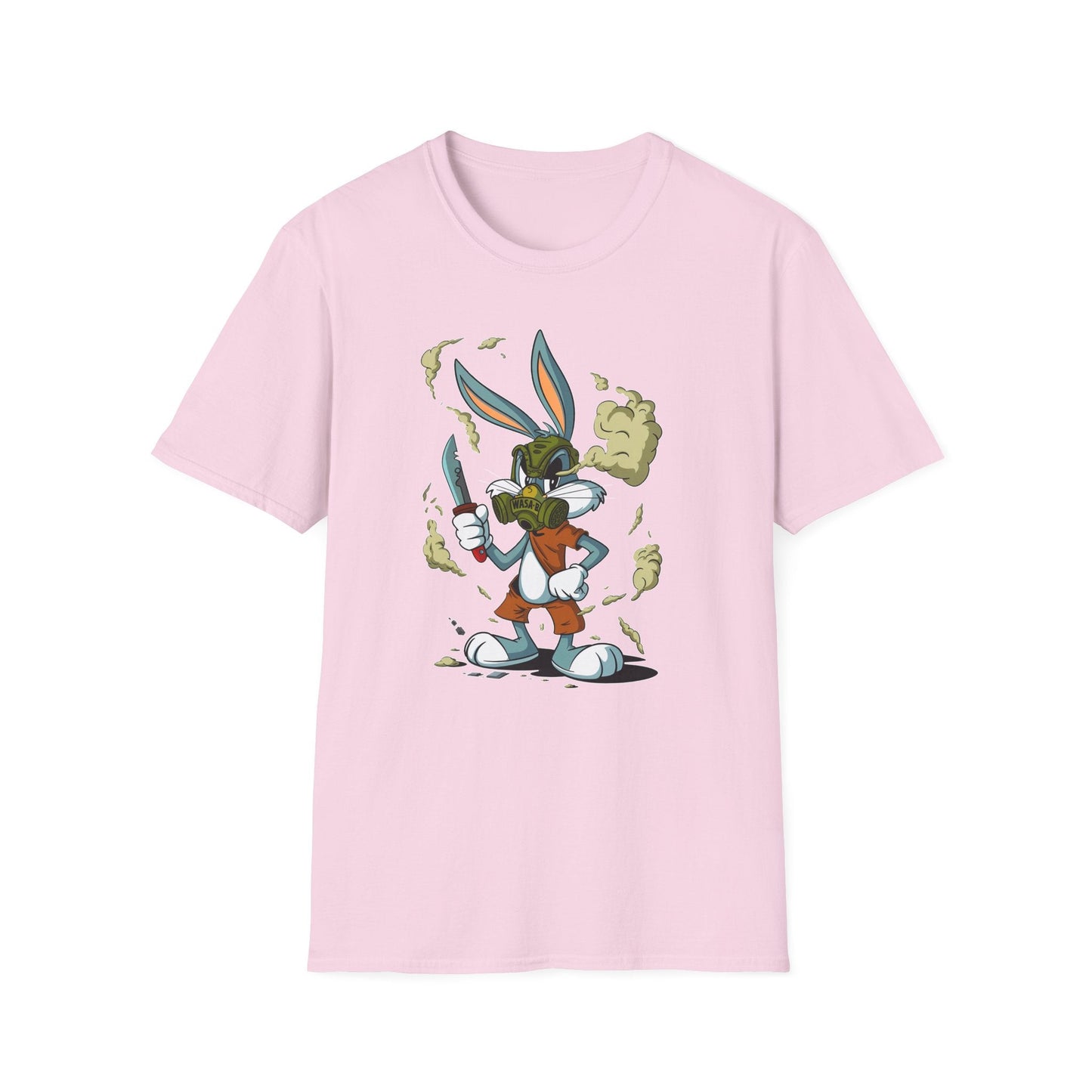 Bugs Bunny T Shirt Unisex Cartoon Graphic Tee Softstyle Gildan 64000 Short Sleeve