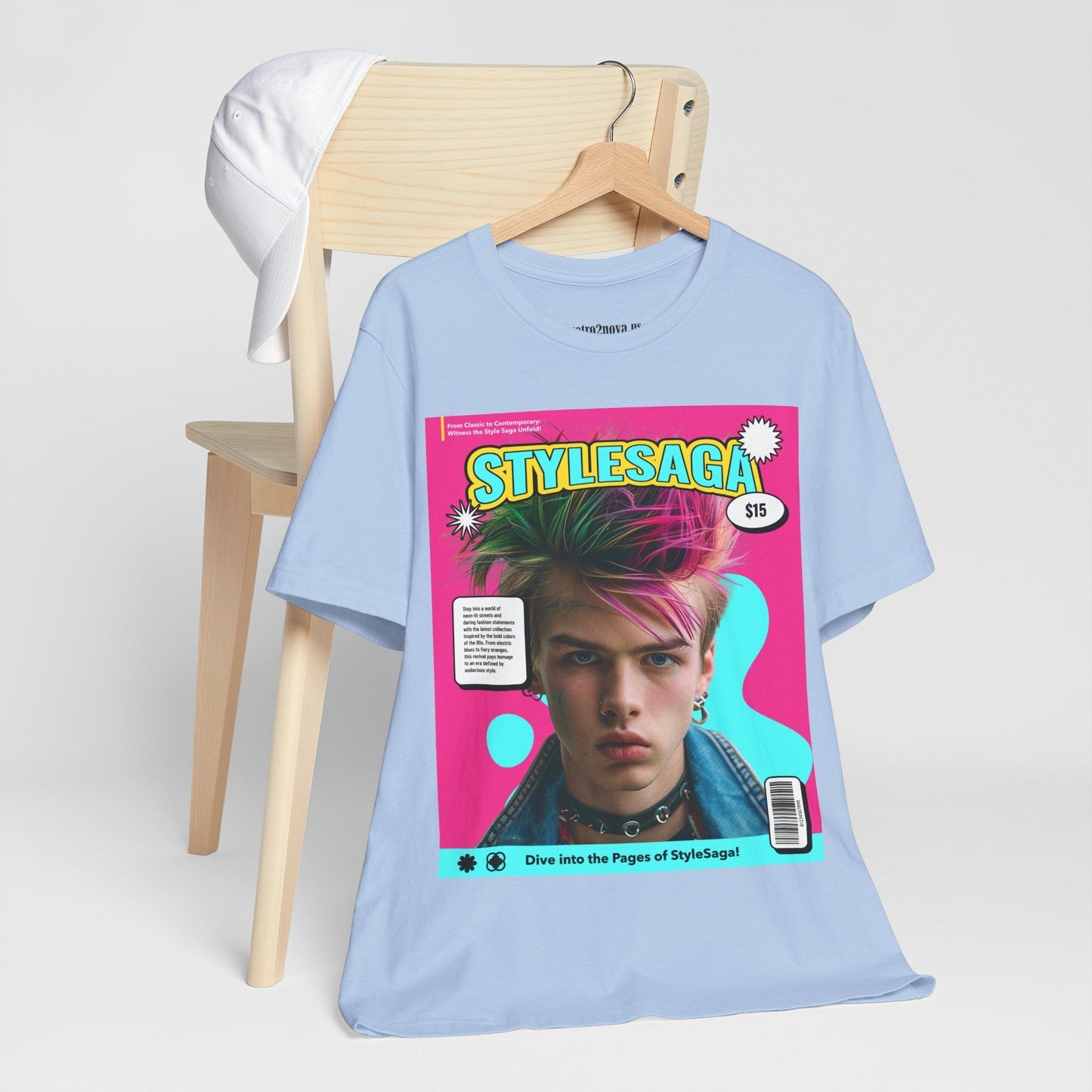 Magazine Cover Shirt Unisex Jersey Short Sleeve Tee Lightweight 4.2 Oz