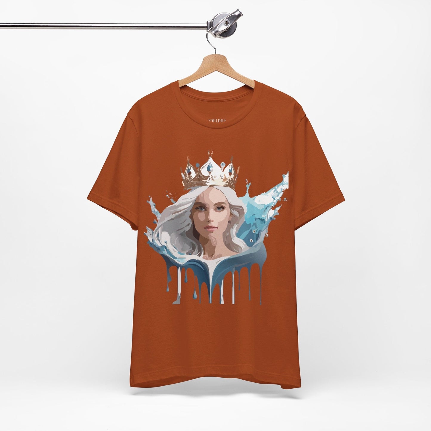 Queen Graphic T Shirt Unisex Jersey Short Sleeve Tee With Vintage Inspired Artwork Adelpha