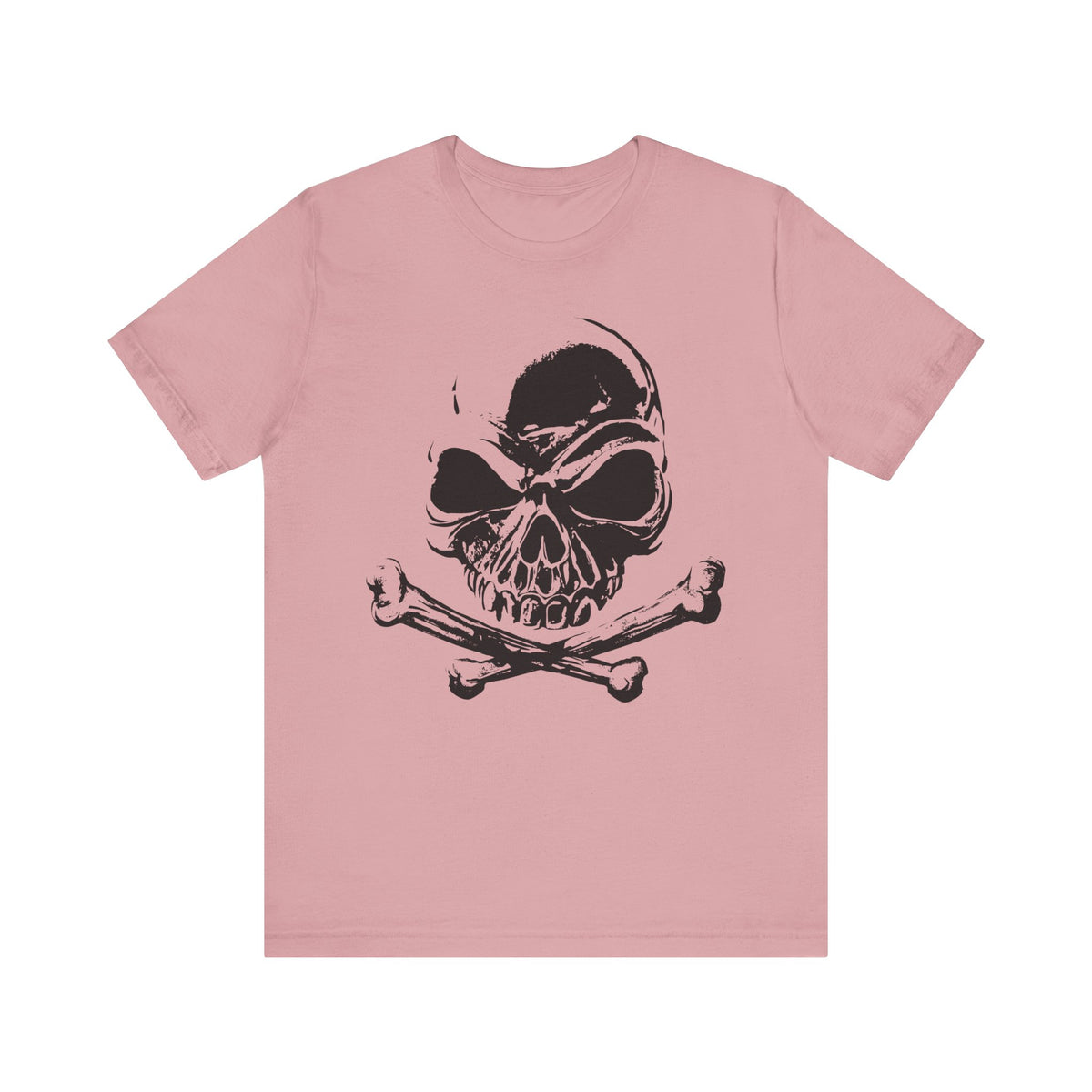 Black Skull Graphic Design Tee, Skull Shirt, Vintage Tees, Art Design T-Shirt, Vintage Graphic Tee, Art Shirts with Skulls