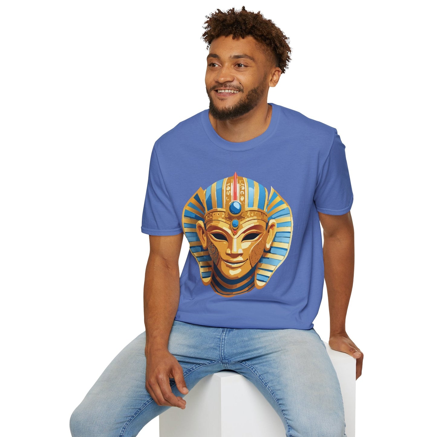 Mask Graphic Unisex Cotton Masquerade Design Artwork Tee 23