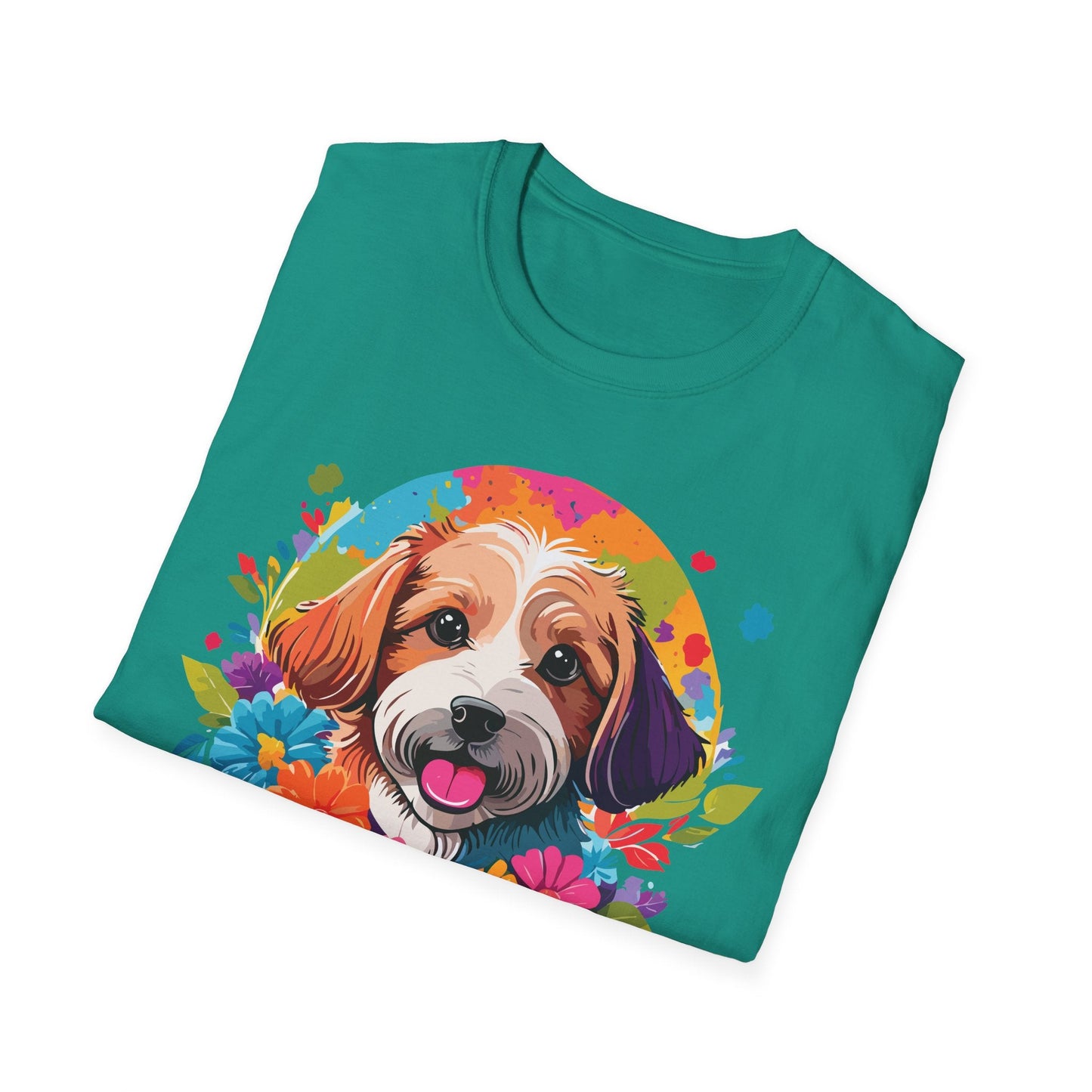 Unisex Dog Shirt Softstyle Cotton Tee Gildan 64000 Animal Tee