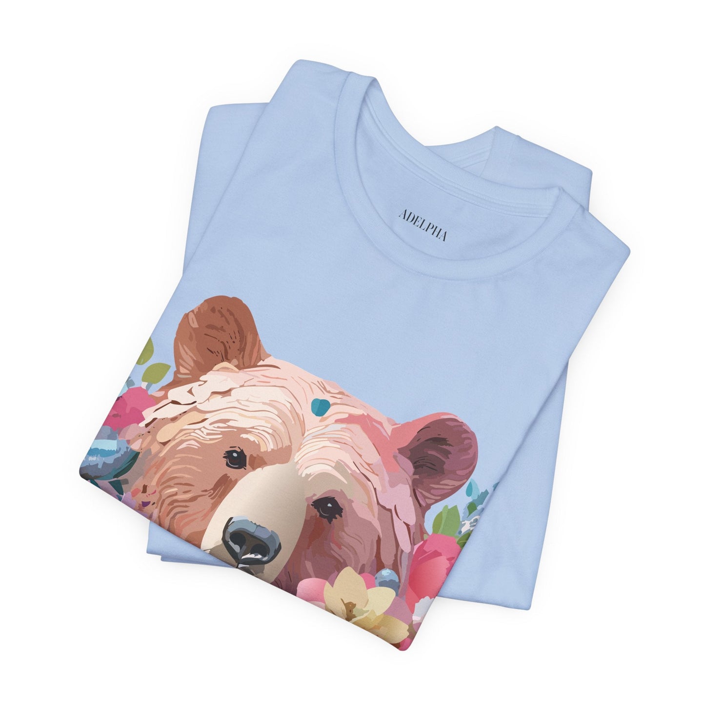 Bear Shirt Graphic Tee Unisex Jersey Short Sleeve Vintage Inspired Adelpha