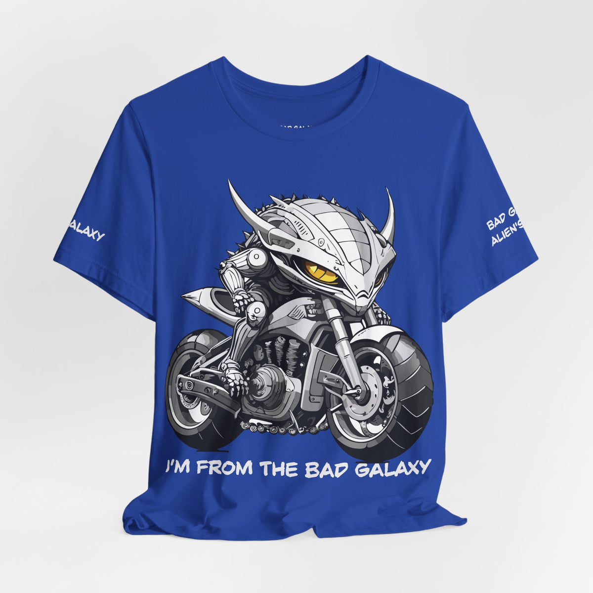 Alien Graphic Unisex Cotton Bella+Canvas Tee with Art Design b83
