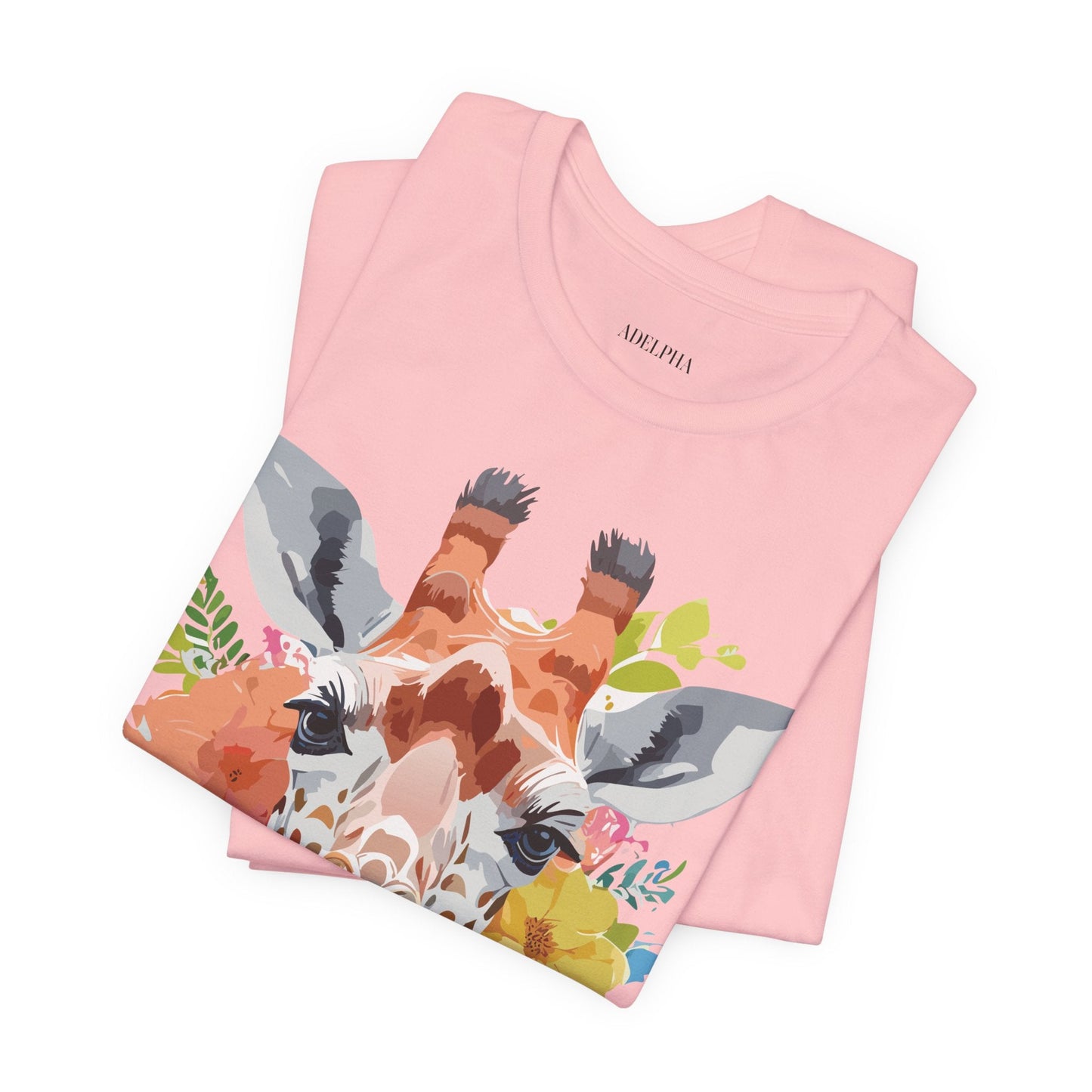 Giraffe Graphic Tee Unisex Jersey Short Sleeve Adelpha Vintage Inspired Artwork Design