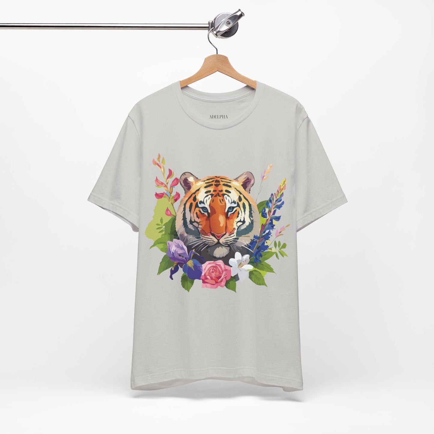 Tiger Shirt Unisex Jersey Short Sleeve Graphic Tee With Vintage Inspired Artwork From Adelpha