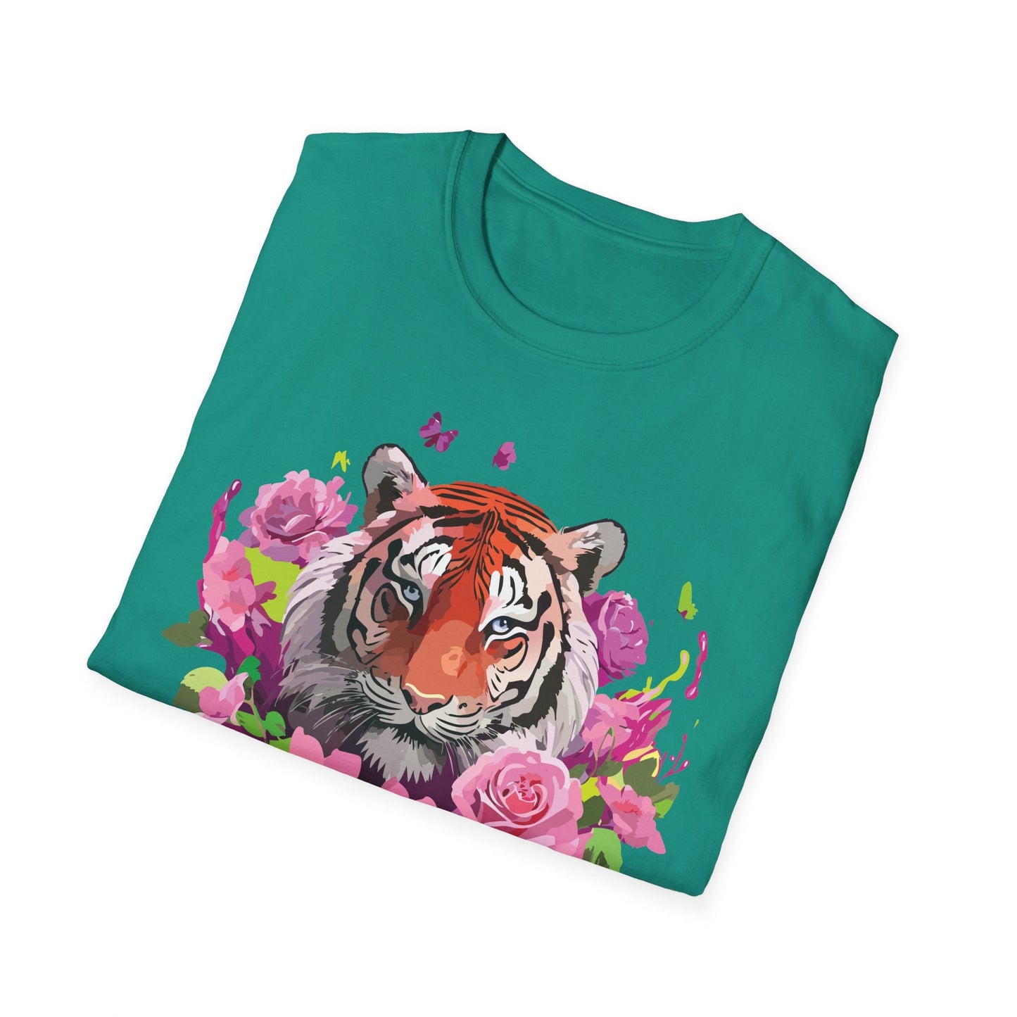 Tiger Shirt Unisex Tee Gildan Softstyle 64000 Ring Spun Cotton