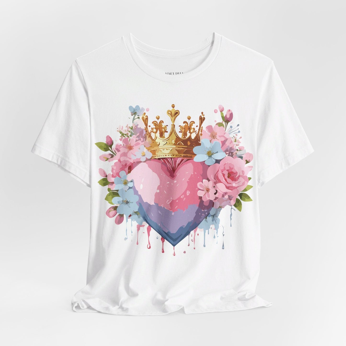 Valentine Graphic Tee Unisex Jersey Short Sleeve Adelpha Vintage Inspired Artwork