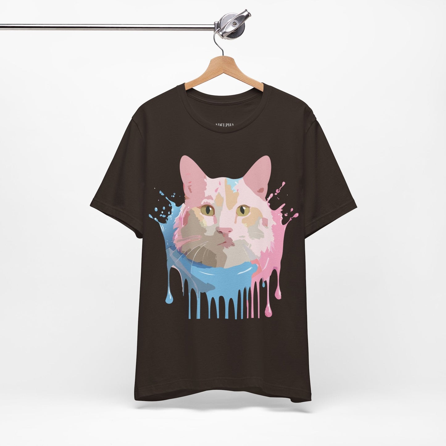 Cat Graphic Tee Unisex Shirt With Vintage Artwork From Adelpha