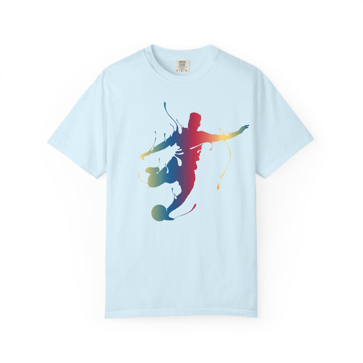Camiseta unisex con diseño de arte deportivo.