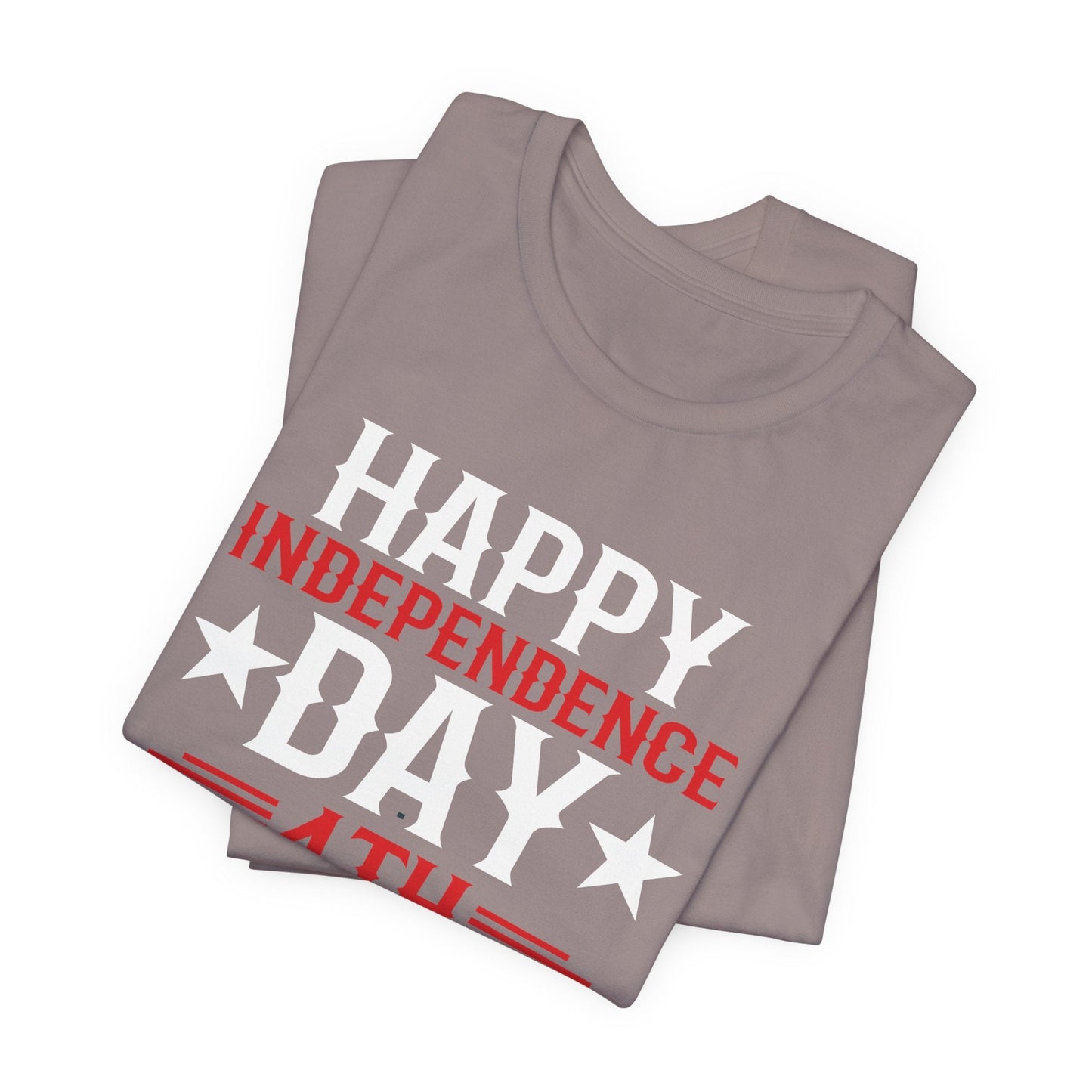 Happy Independence Day Graphic Unisex Cotton T-Shirt 016