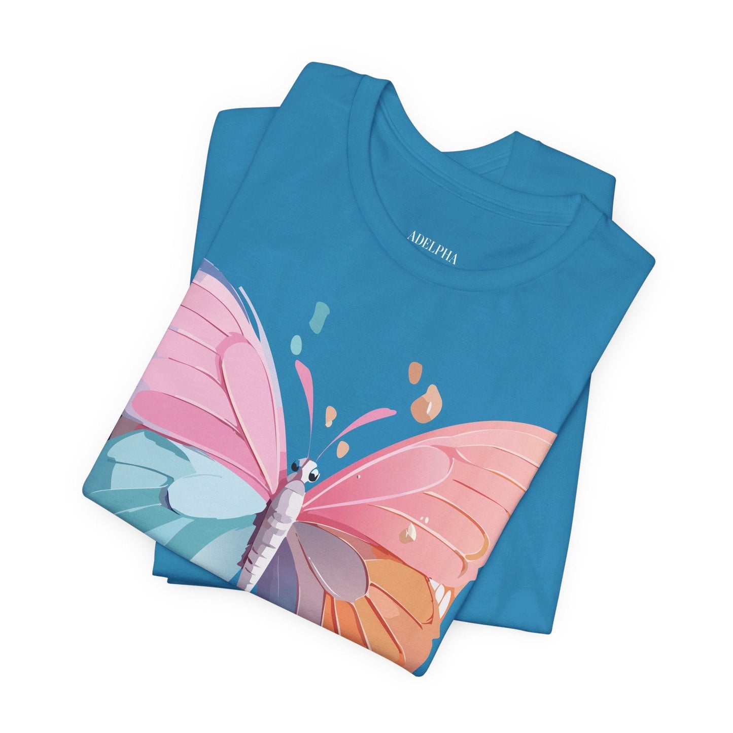 Adelpha Graphic Tee Unisex Short Sleeve Jersey Art Design Vintage Inspired
