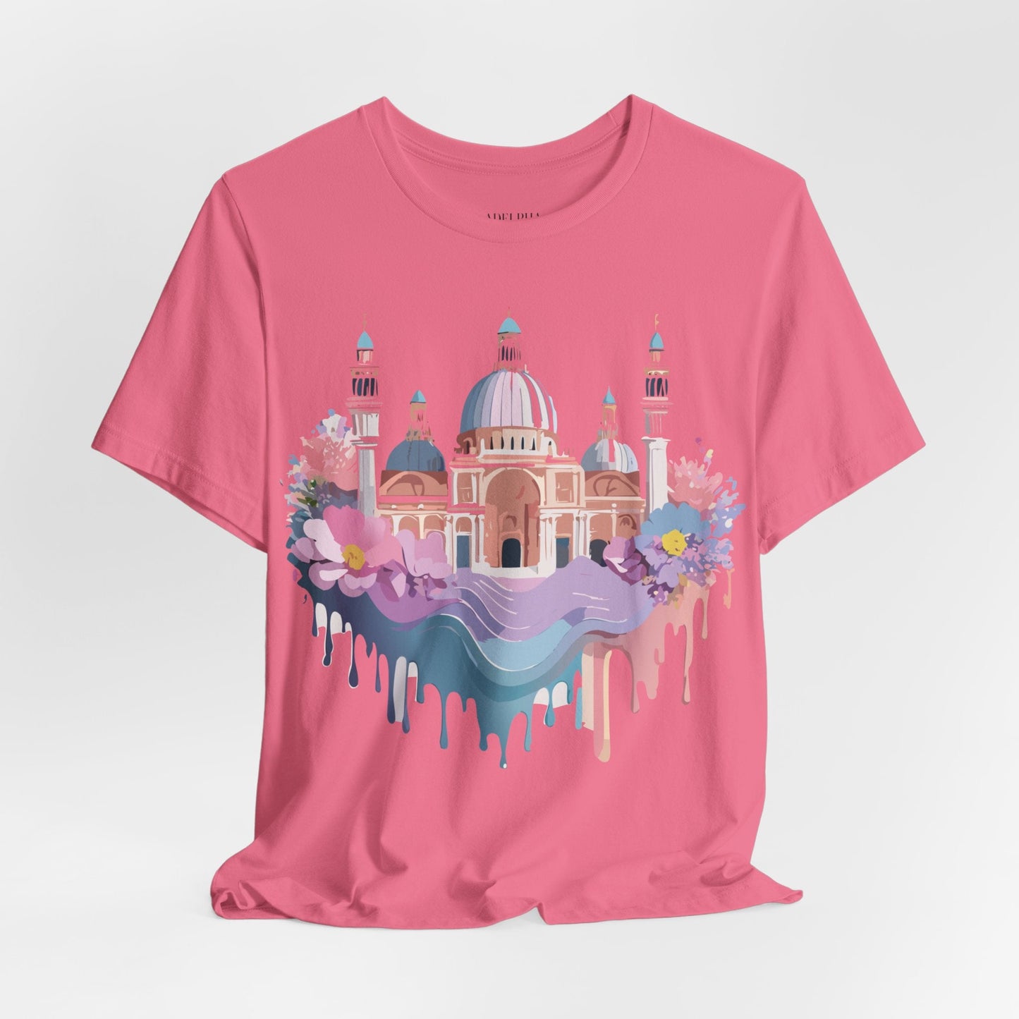 Venice Tourist Graphic Tee Unisex Jersey Short Sleeve Art Shirt By Adelpha Vintage Style