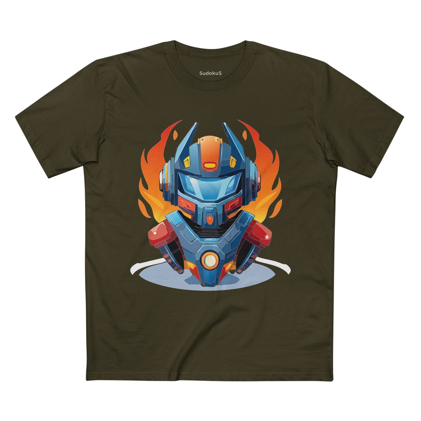 Cyborg Robot Graphic Unisex 100 Cotton Staple Tee 6