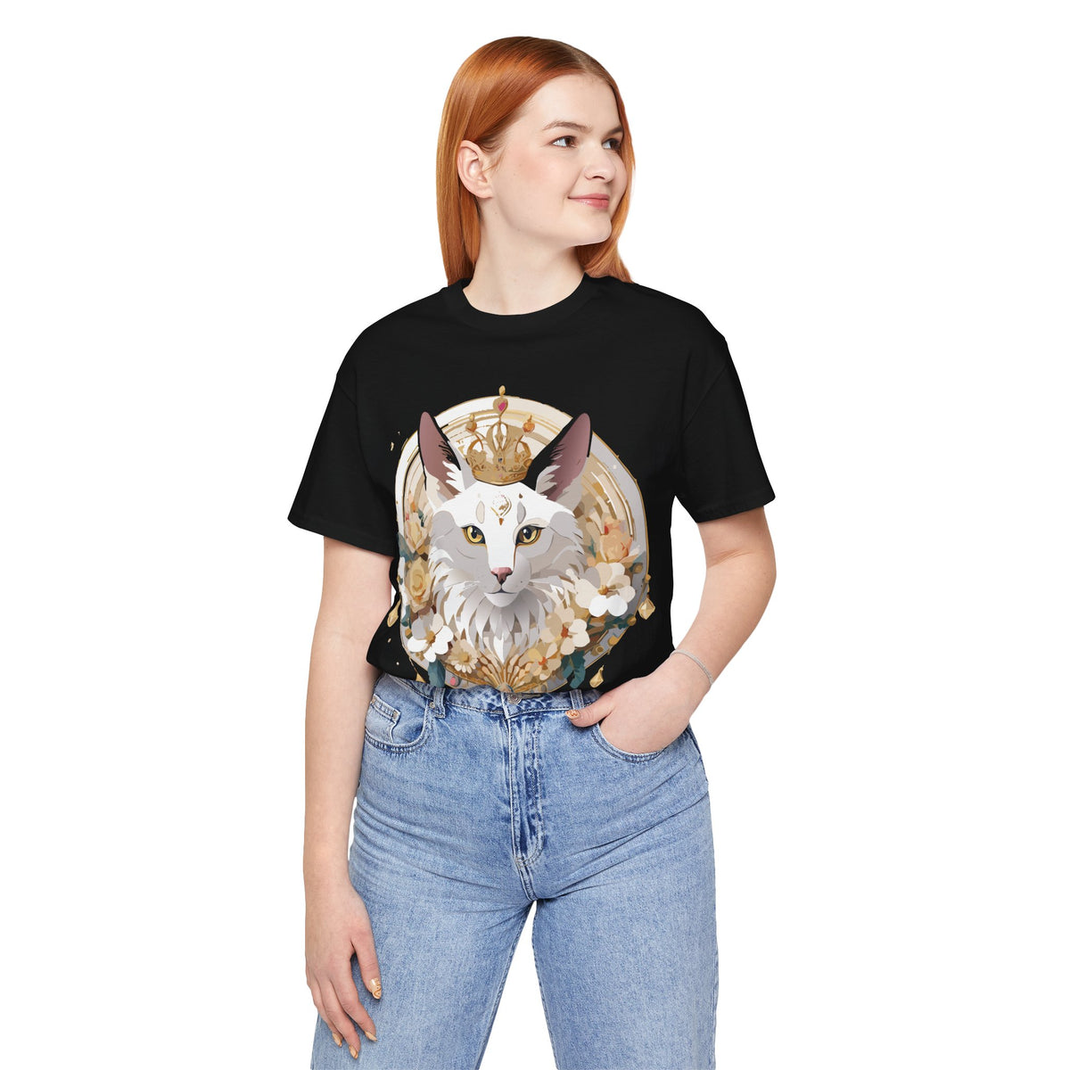 Medallion Graphic Unisex Cotton Bella+Canvas Tee with Art Design d63