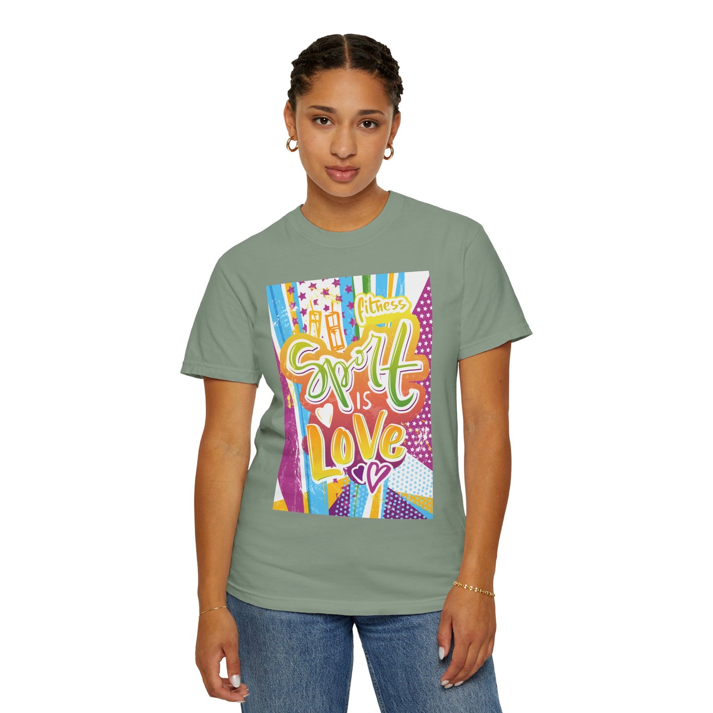 Unisex T-shirt with sports art design