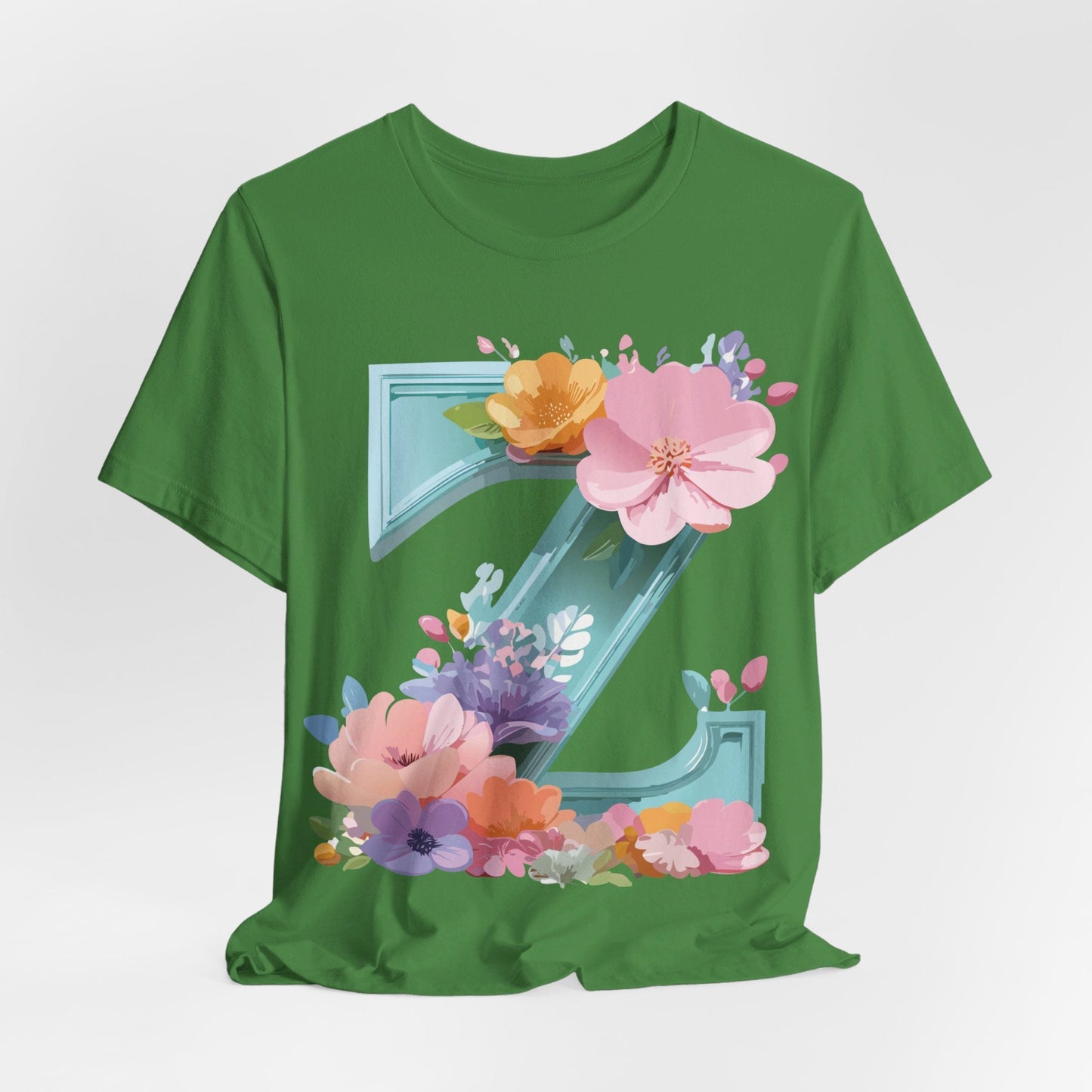 Letter Z Graphic Tee Unisex Jersey Short Sleeve Vintage Inspired Artwork