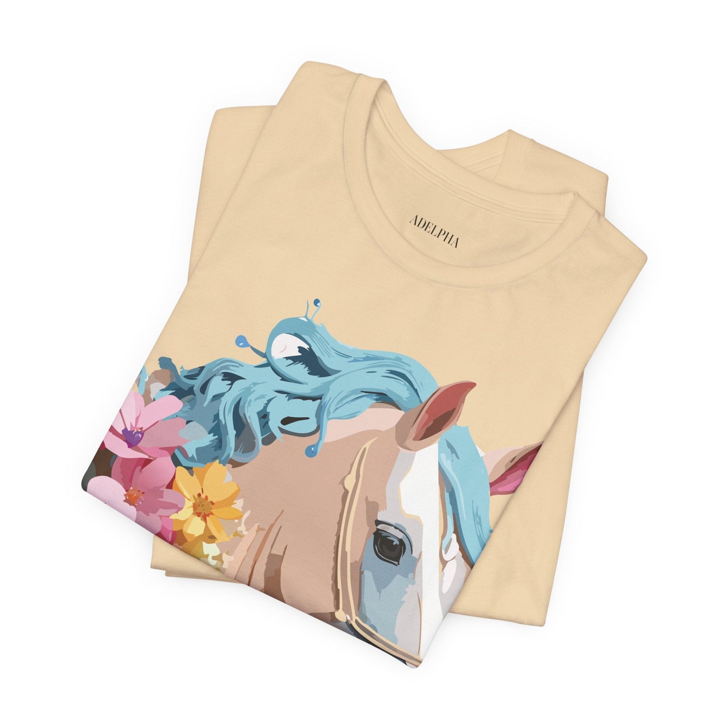 Horse Graphic Unisex 100 Cotton Vintage Animal Art T-Shirt 17