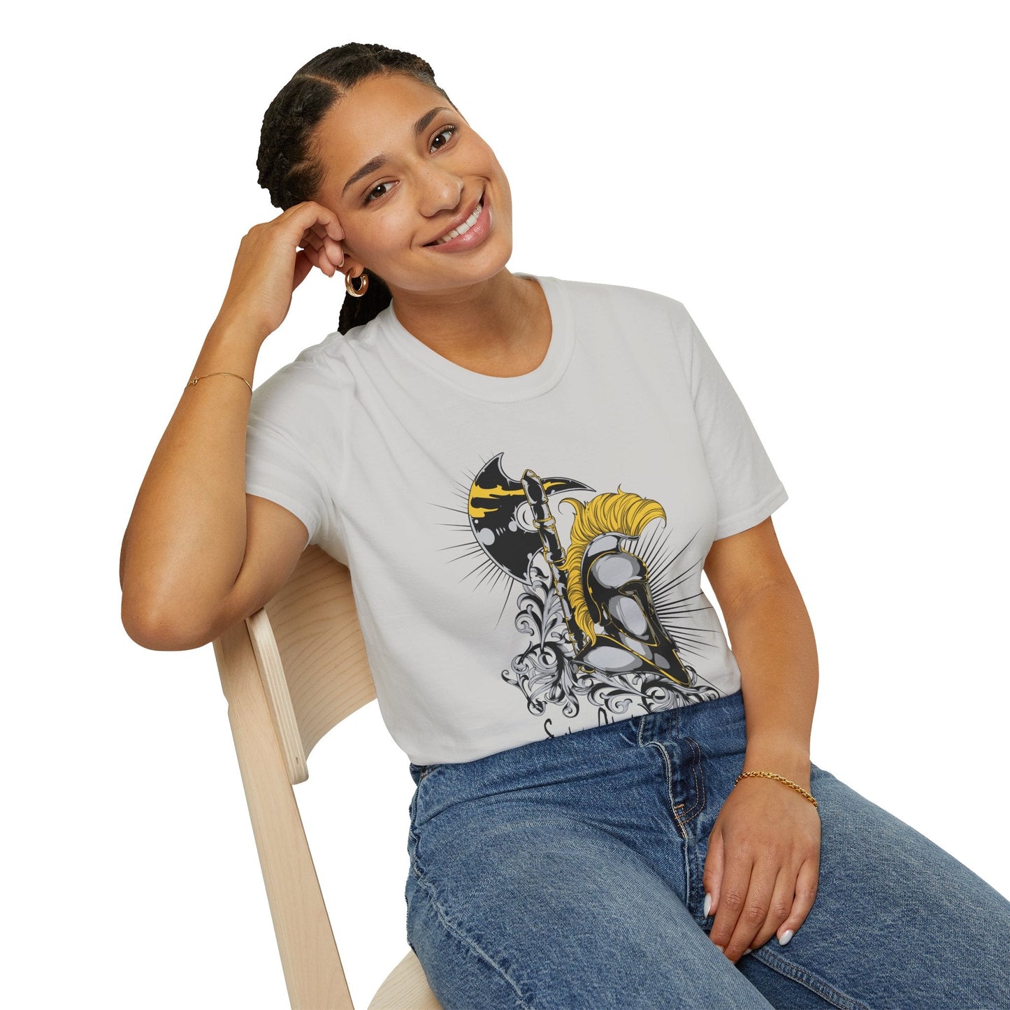 Unisex Art Graphic Shirt 100 Percent Ring Spun Cotton Softstyle Tee For Everyday Comfort And Style