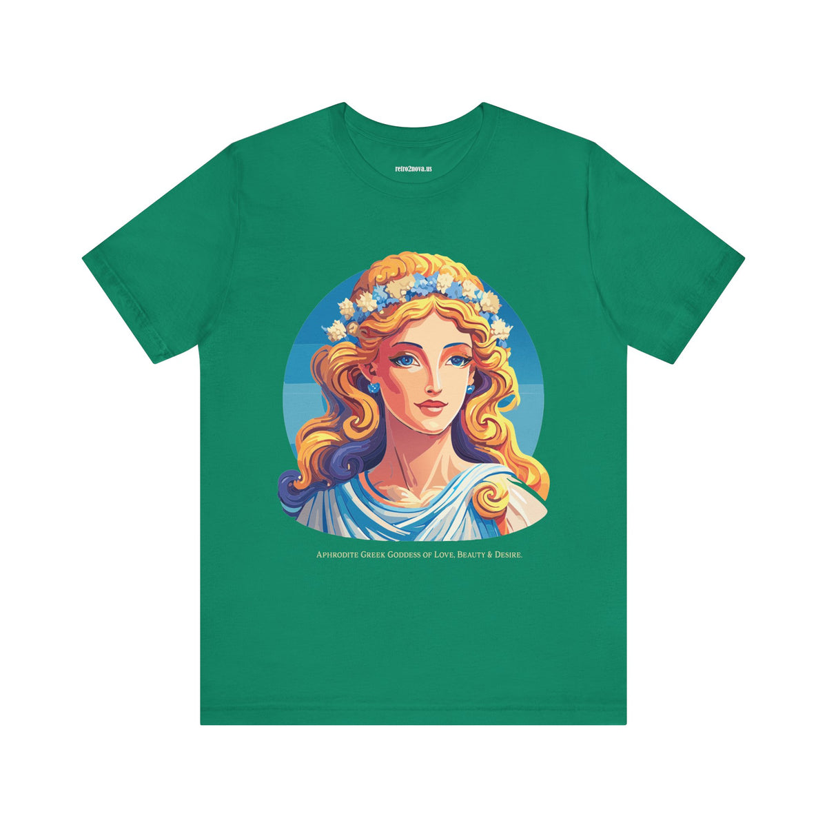 Goddess Graphic Unisex Cotton Bella+Canvas Tee with Aphrodite