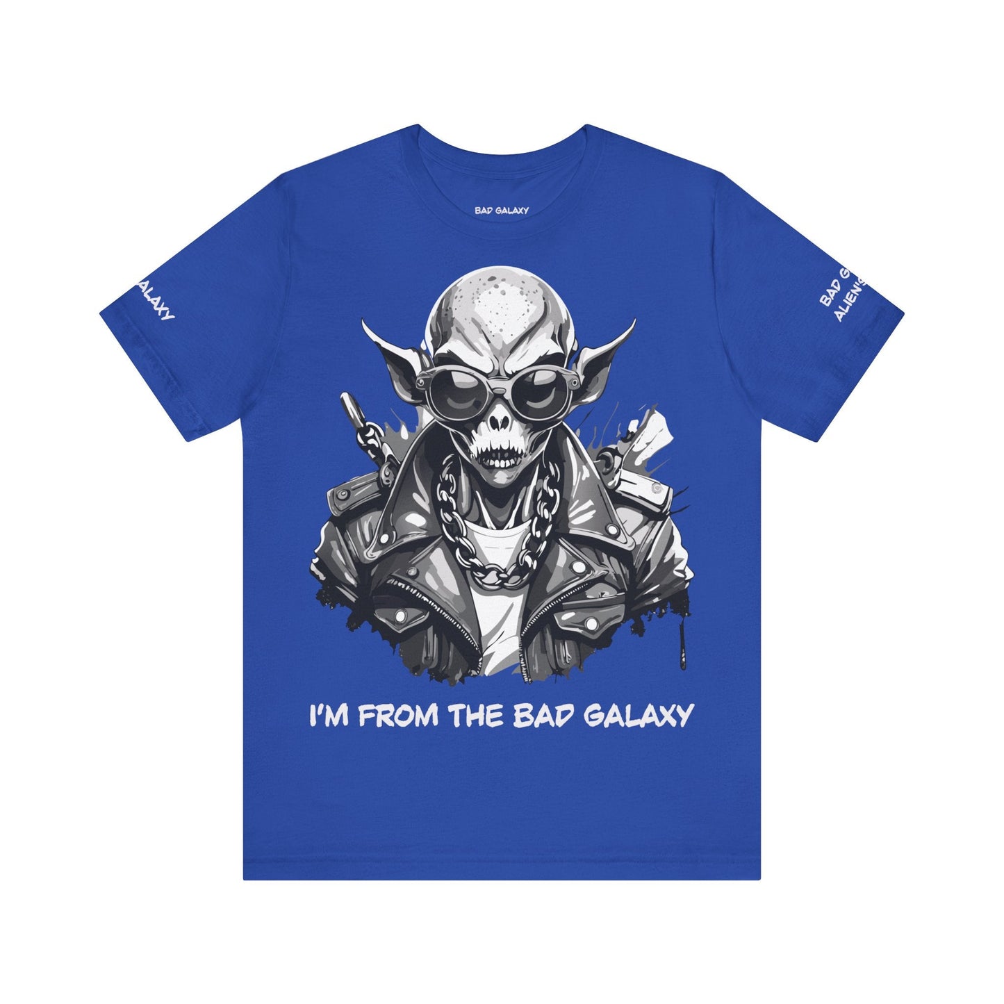 Alien Tee Shirt From Bad Galaxy Made To Order Free Shipping 100 Percent Cotton Eco Friendly In USA