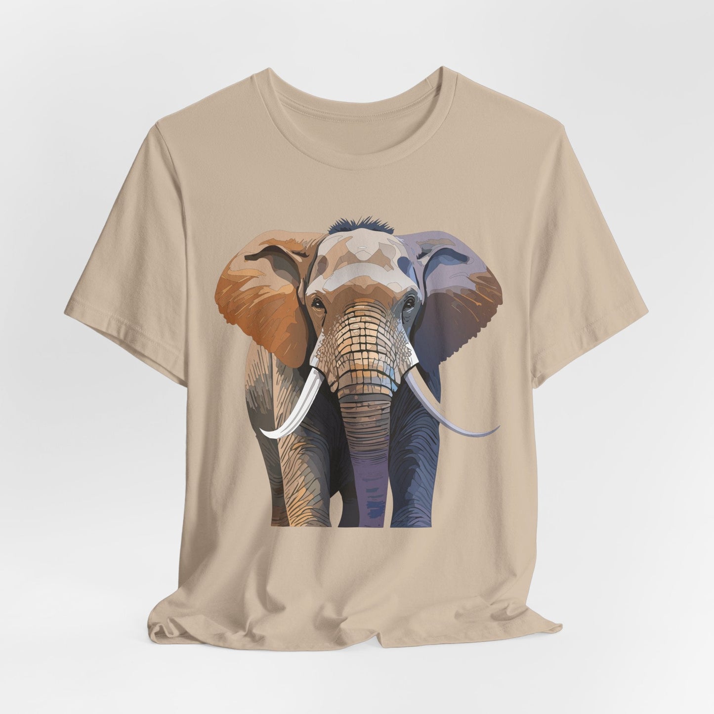 Unisex Animal Art Design Tee Shirt With Wildlife Animals Short Sleeve Everyday Comfort