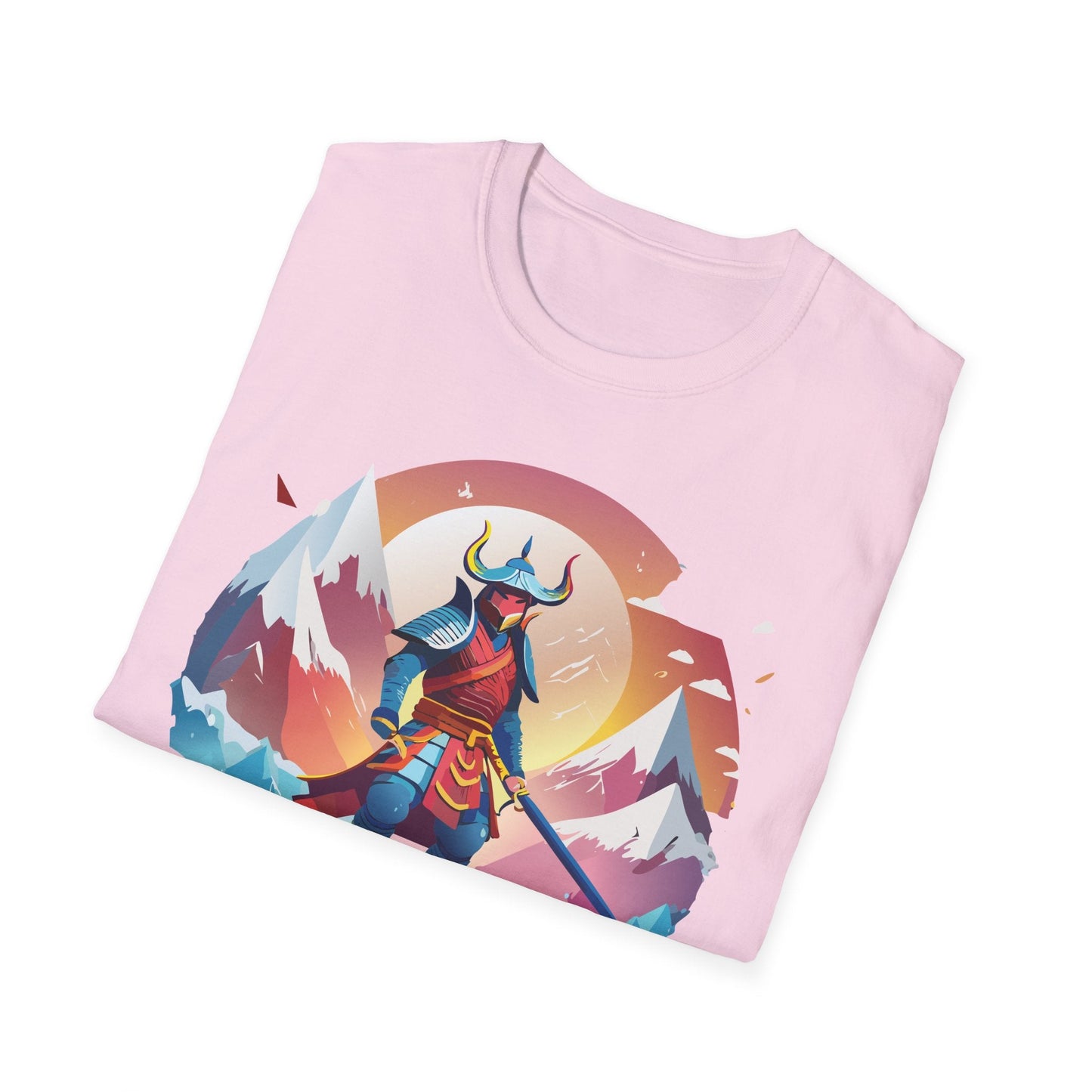 Samurai Style T Shirt Unisex Softstyle 64000 100 Percent Ring Spun Cotton Comfortable Tee