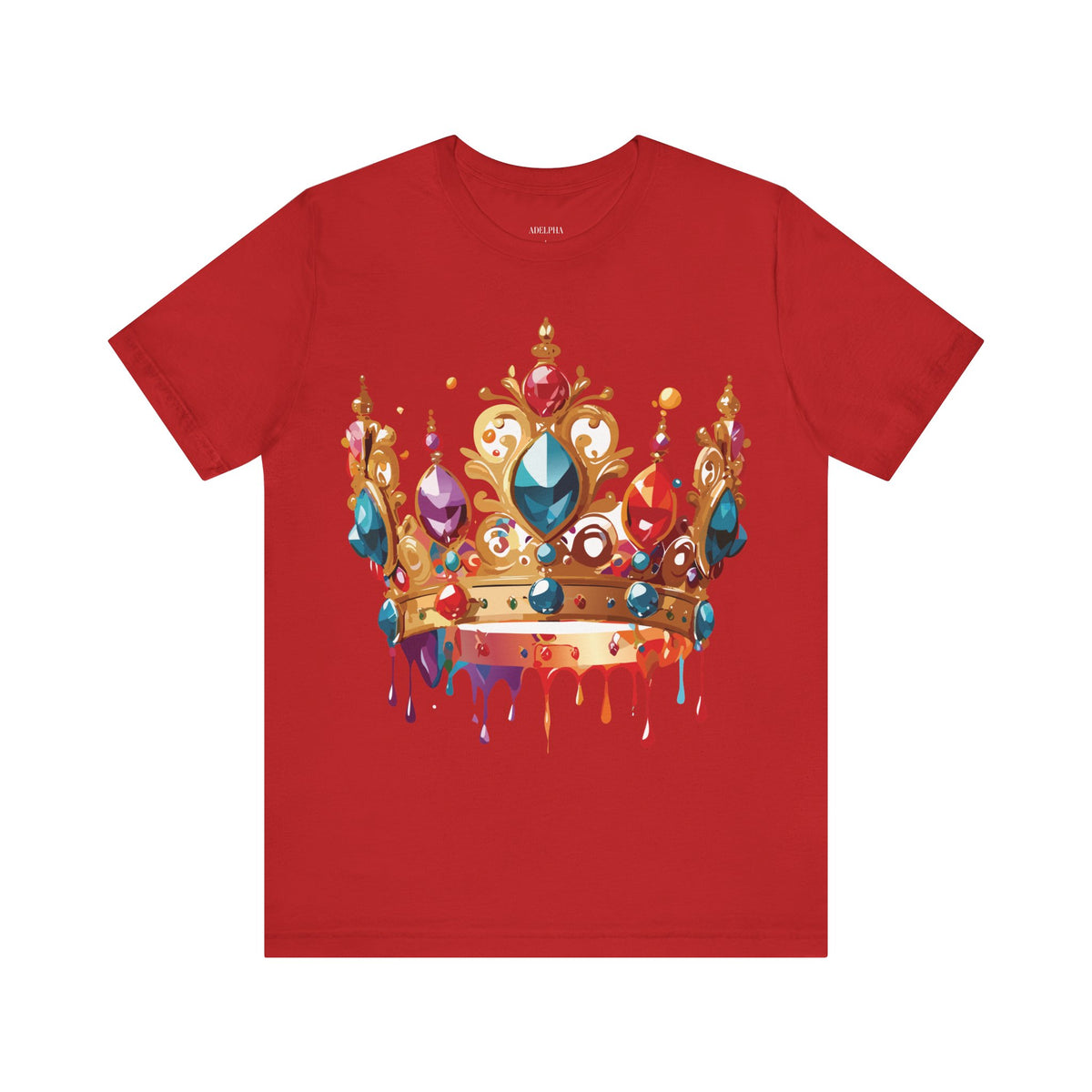 Crown Graphic Unisex Cotton Bella+Canvas Tee with Art Design m20