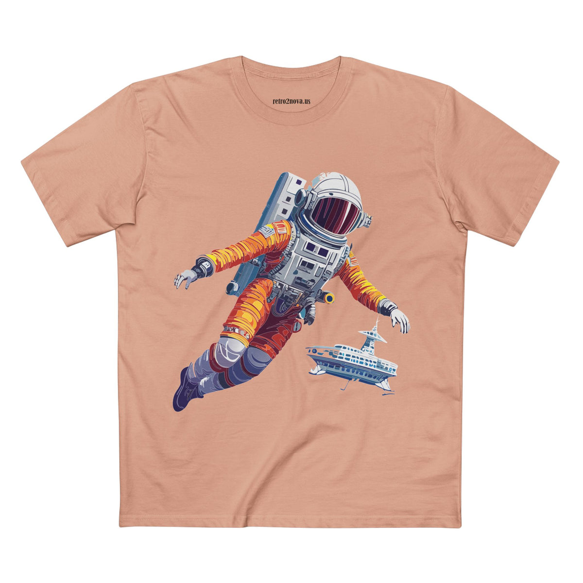 Cosmos Astronaut Graphic Tee Staple Unisex 100 Cotton Tee Shirt - CS-21