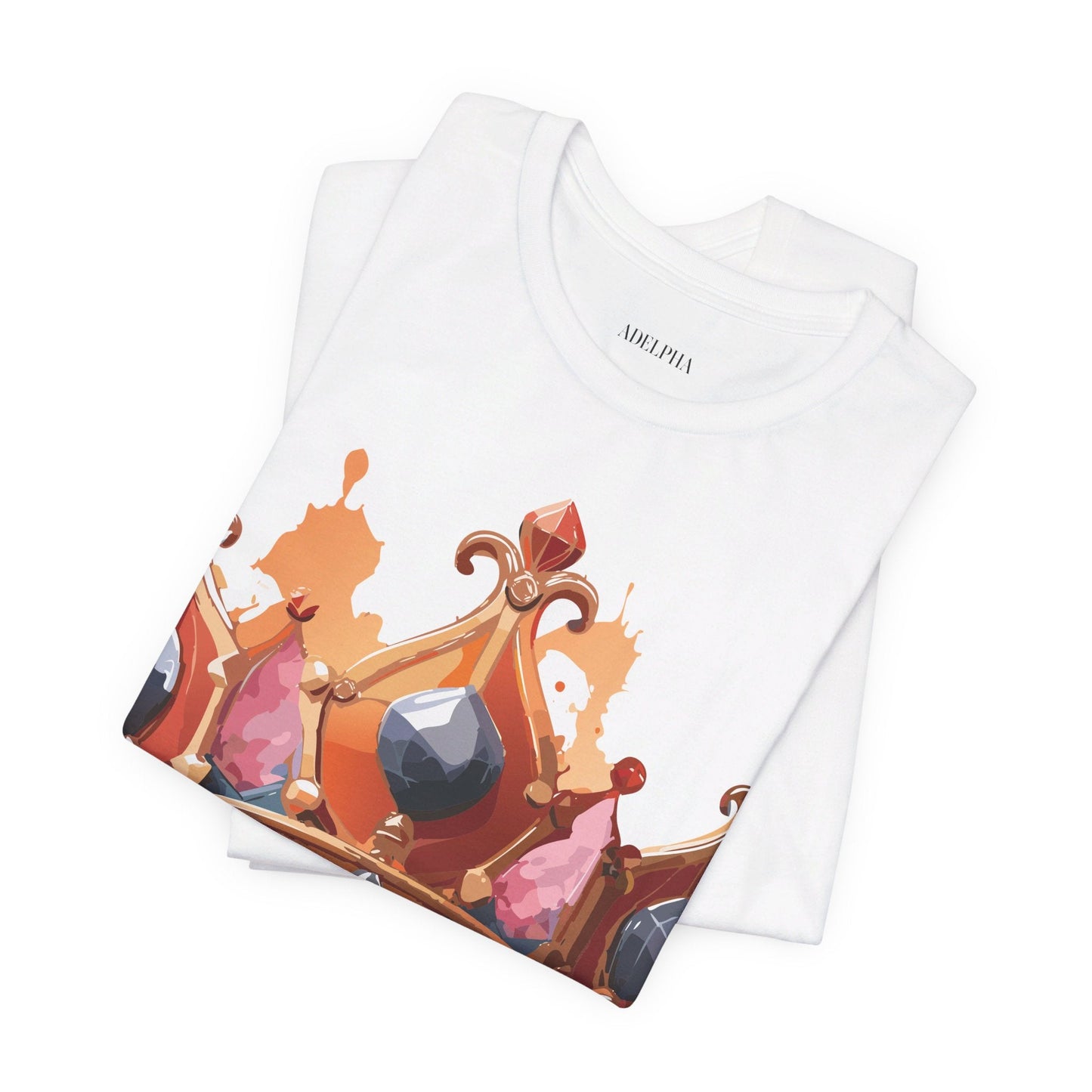 Crown Graphic Unisex 100 Cotton Vintage Artwork Tee 10
