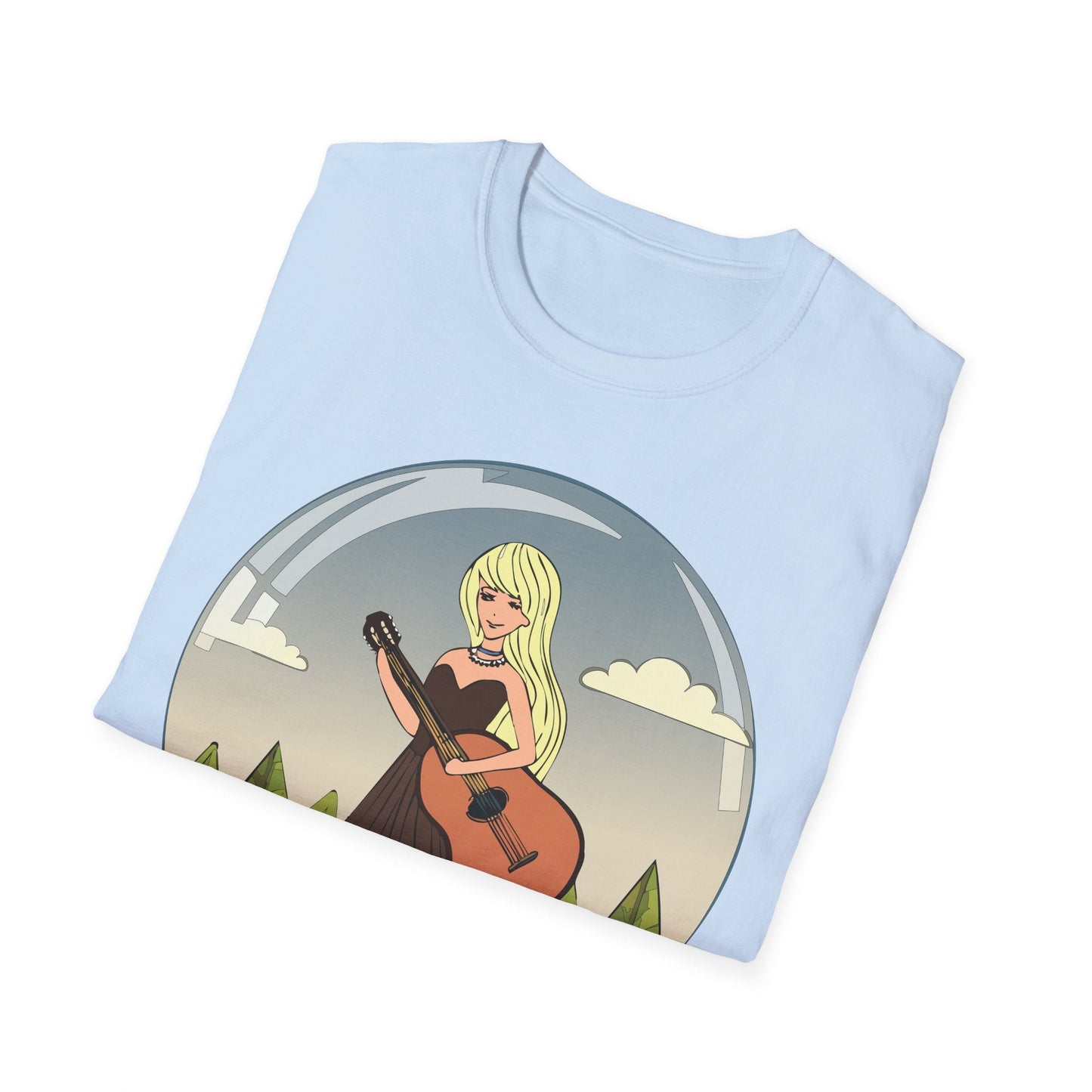 Womens Graphic T Shirt Art Design Tee Softstyle 100 Percent Ring Spun Cotton Short Sleeve