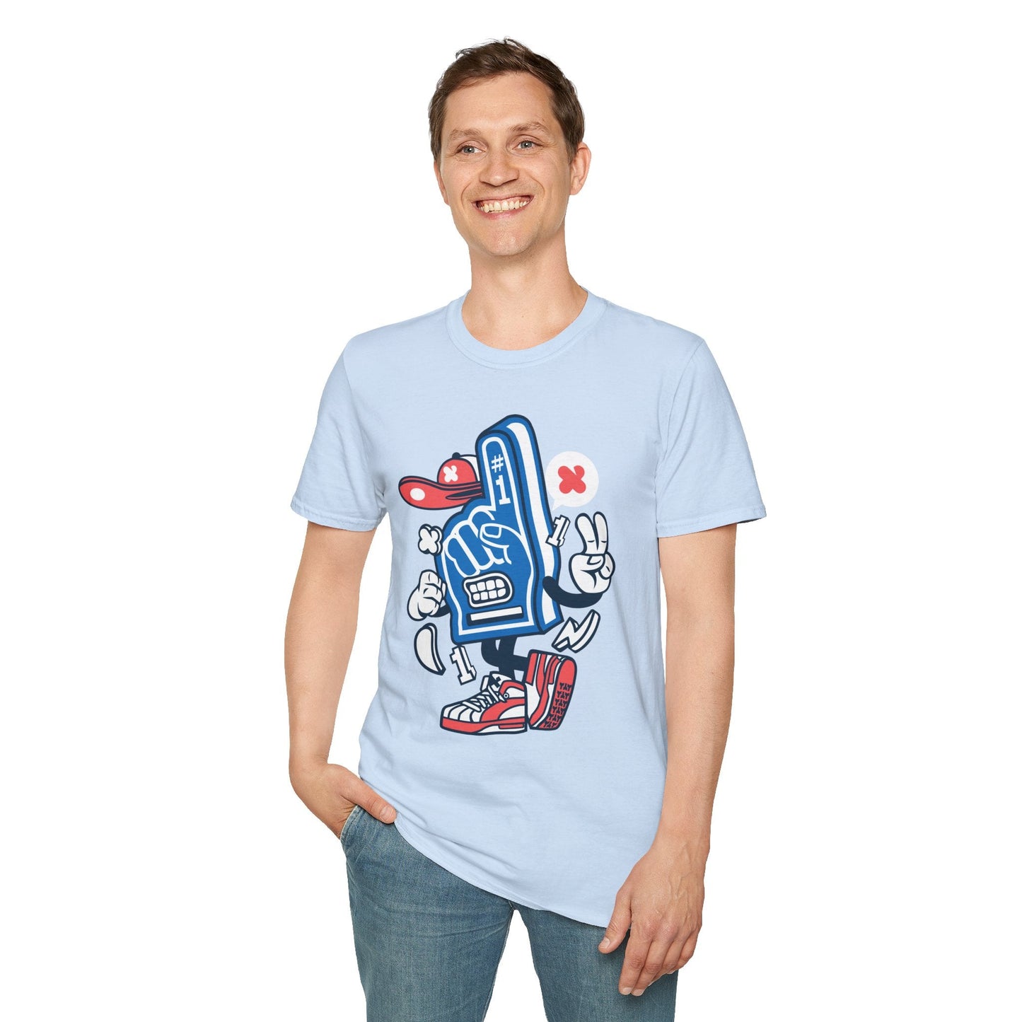 Cartoon T Shirt Animation Tee Unisex Funny Tee Gildan Softstyle 64000 100 Percent Ring Spun Cotton
