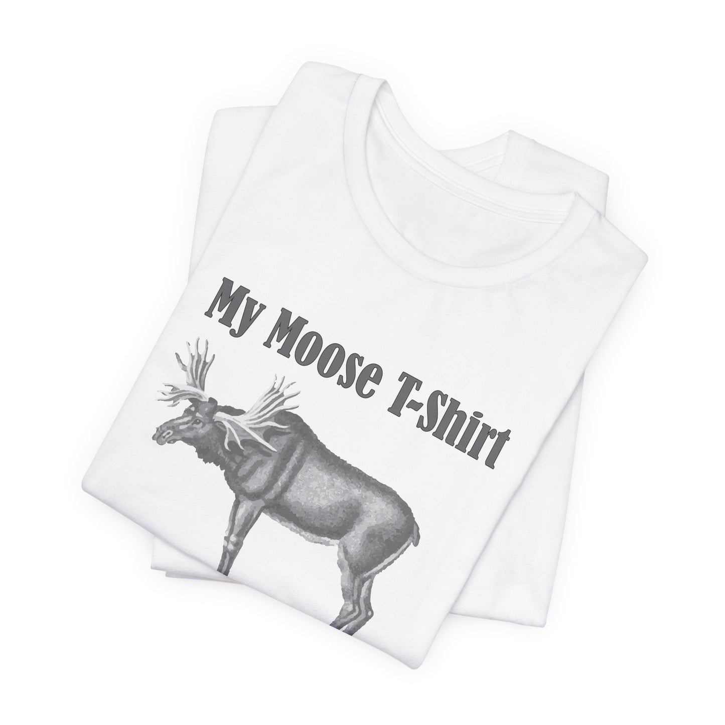 Unisex Cotton Tee Shirt with animals Print