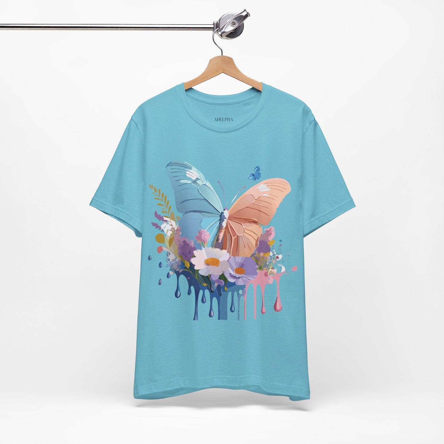 Butterfly Graphic Tee By Adelpha Unisex Vintage Inspired Art Shirt