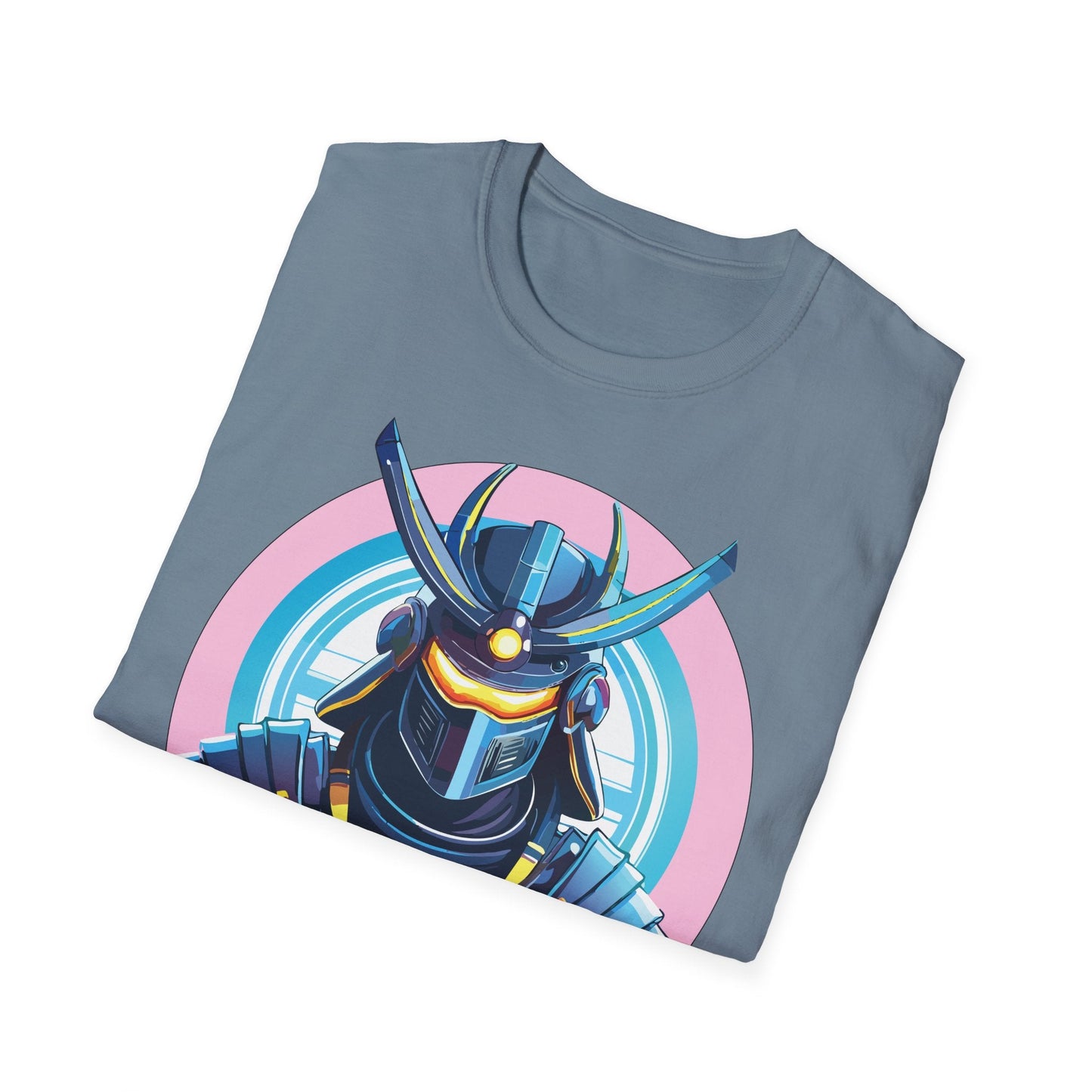 Samurai Shirt Unisex Gildan Softstyle 64000 Tee 100 Percent Ring Spun Cotton Breathable Lightweight