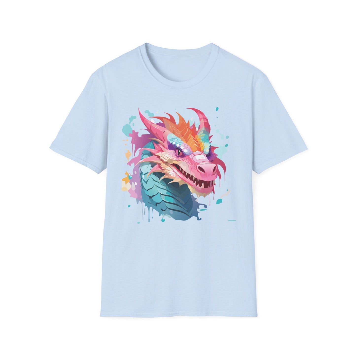 Dragon T Shirt Unisex Dragon Graphic Tee Softstyle 64000 Lightweight Comfort Durable Breathable