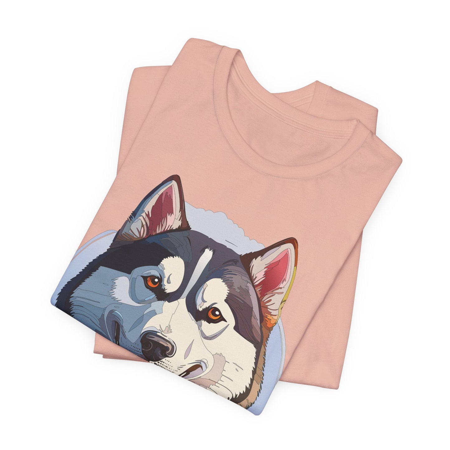 Unisex Animal Shirt Art Design Tee With Wild Animals Graphic Print Short Sleeve Style