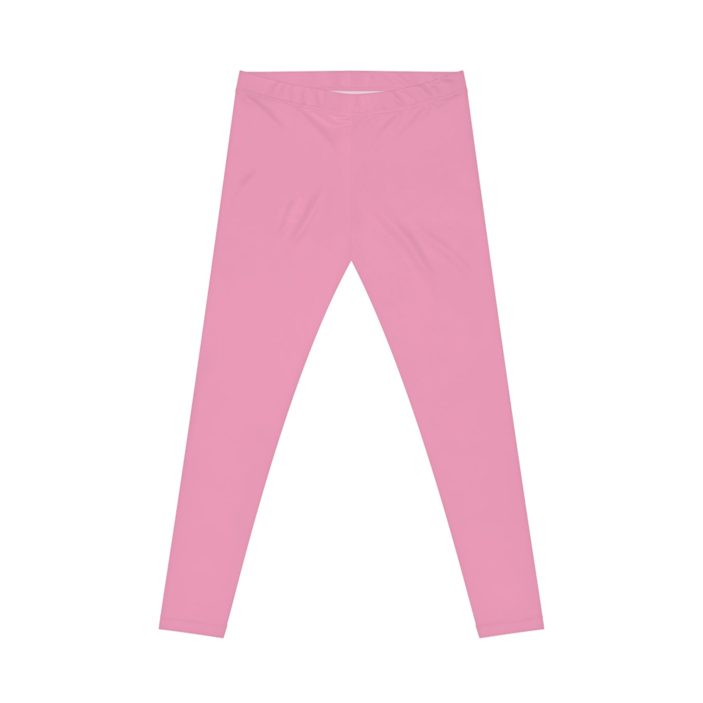 Pink Mist Color Women's Poly-Span Casual Leggings XS-2XL