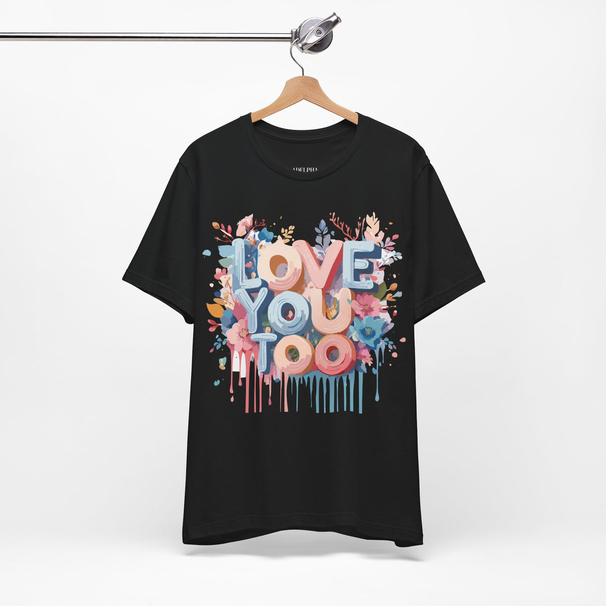 Valentine's Day  Graphic Unisex Cotton Bella+Canvas Tee with Art Design n203
