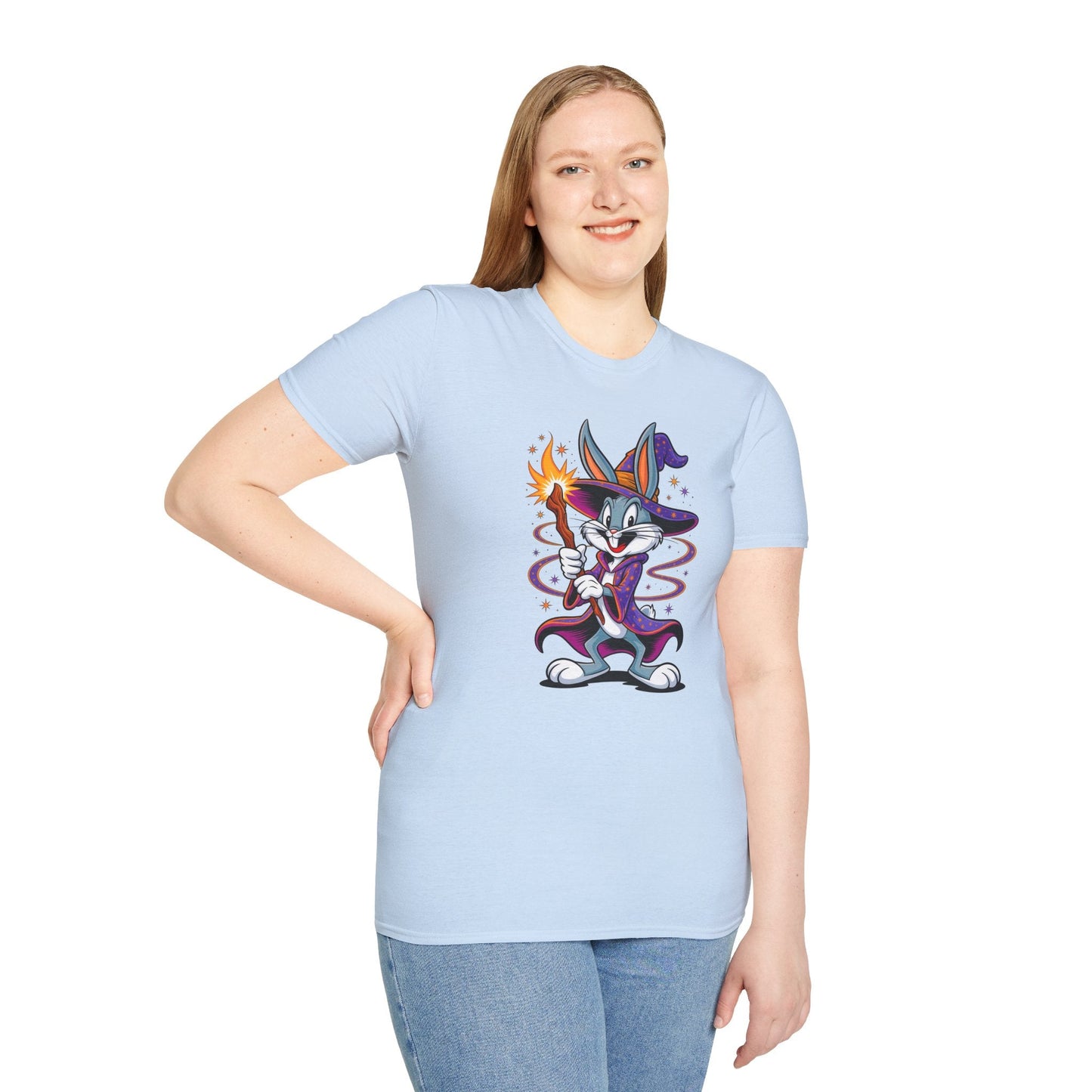 Bugs Bunny T Shirt Unisex Softstyle Gildan 64000 Cartoon Tee With Classic Design Art