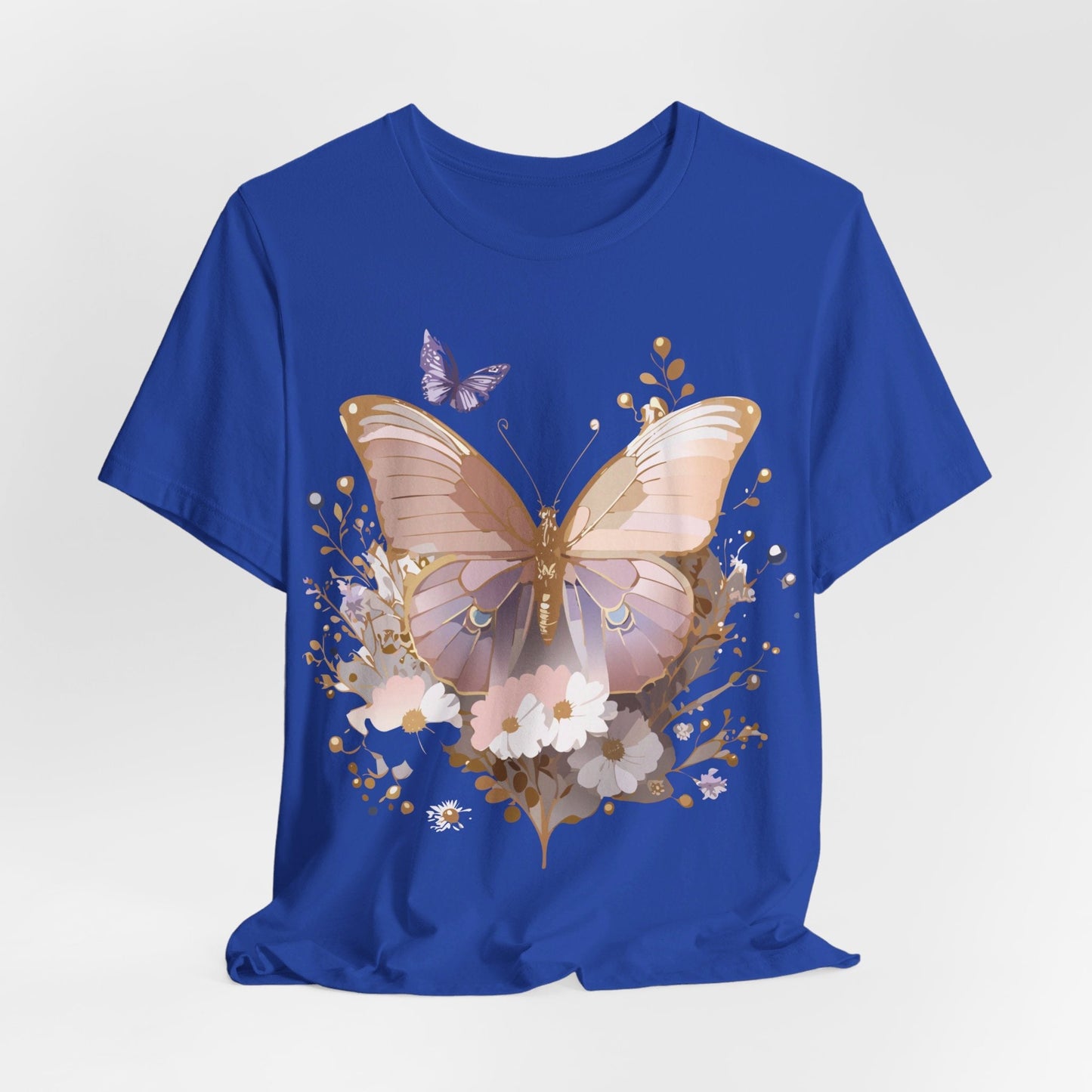 Butterfly Graphic Tee From Adelpha Unisex Short Sleeve Vintage Artwork